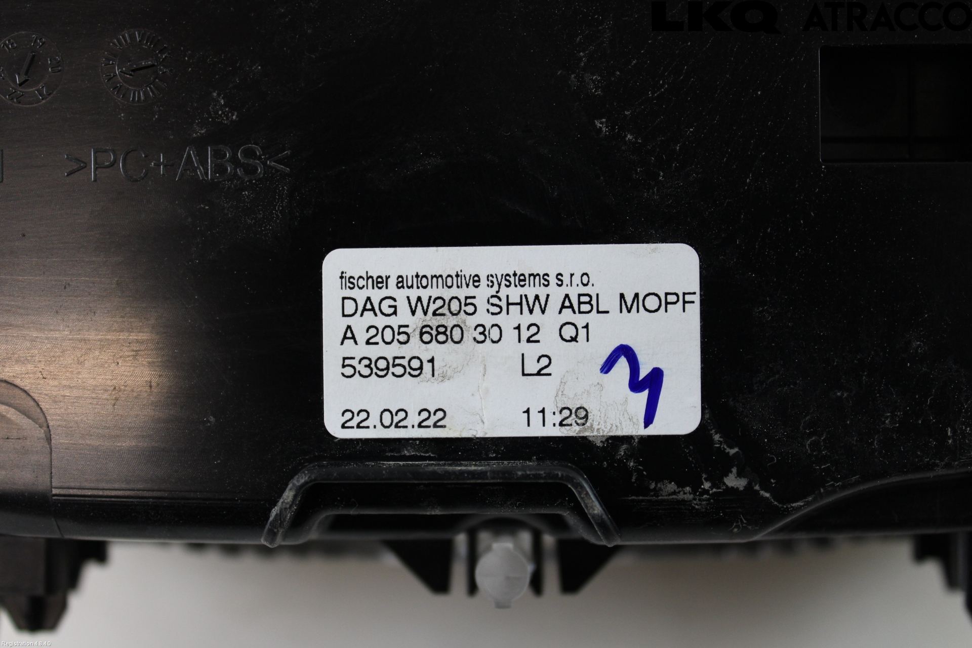 Mercedes-Benz MB GLC-KLASS (X253/C253) 15-22 Instrumentkonsoll Midt