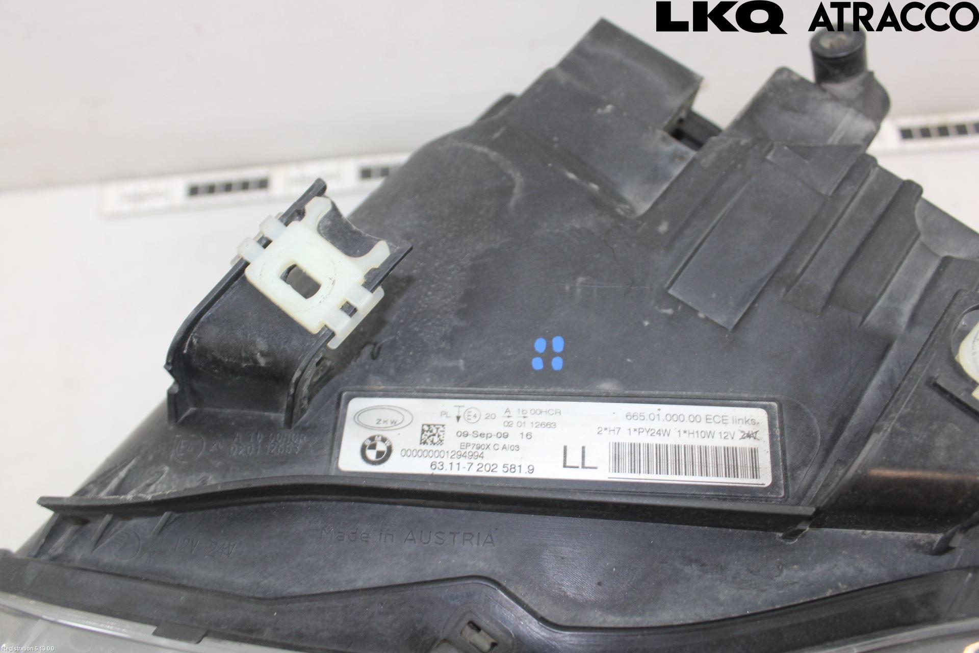 BMW 3 E90/91 SED/TOU 05-12 Frontlykt Venstre