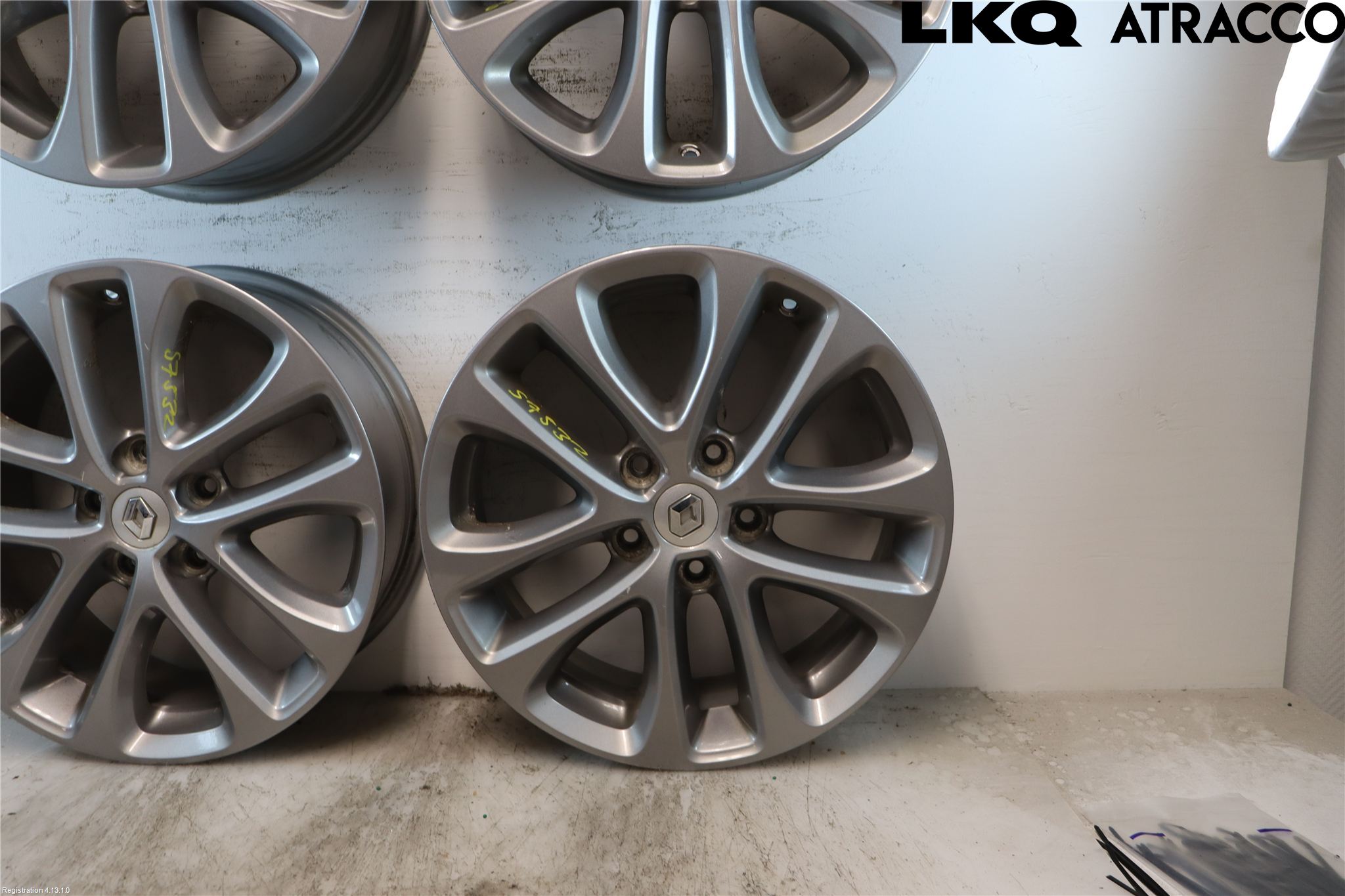 Renault MEGANE IV 16-23 Felg Aluminium Sett 4Stk