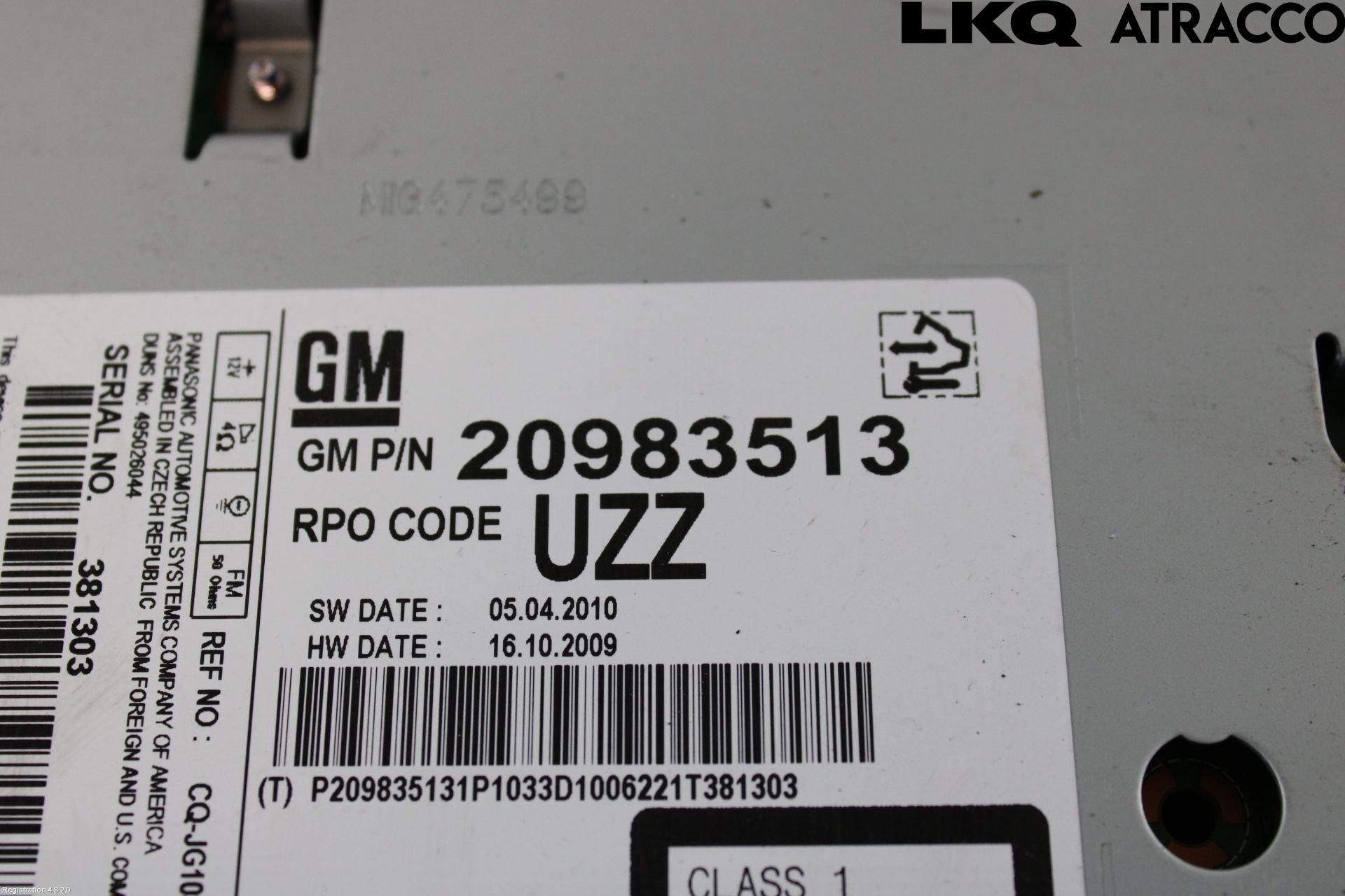 Opel ASTRA J 10-15 Stereo Radio Med Cd