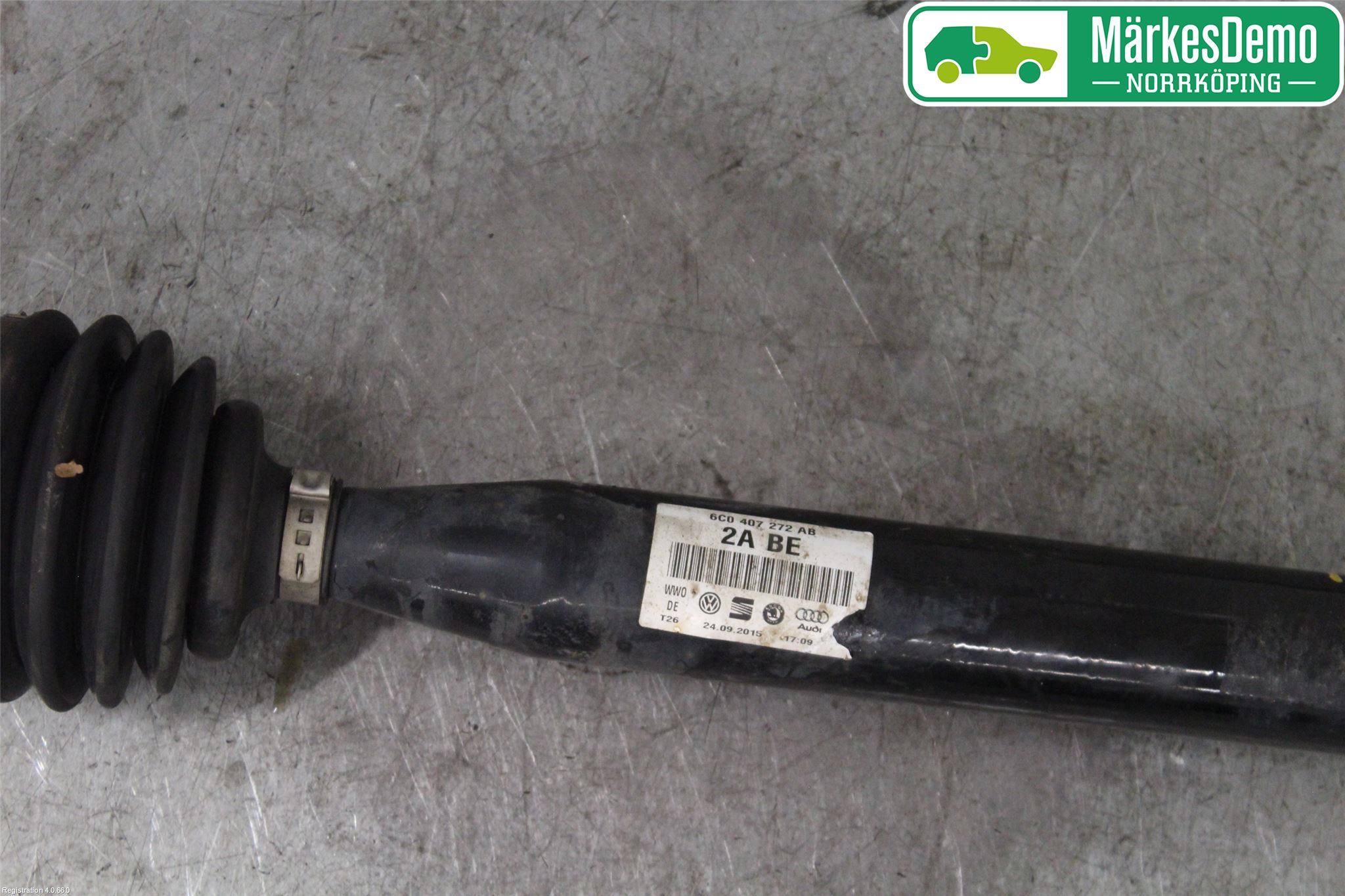 Seat IBIZA IV 08-16 Drivaksel Foran Kompl Høyre