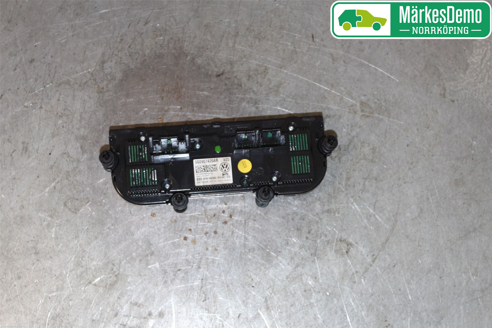 Volkswagen VW GOLF / E-GOLF VII 13-20 Varmeapparat Panel(Regulering)
