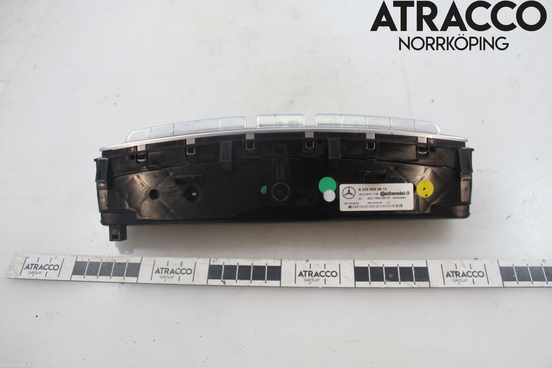 Mercedes-Benz MB GLC-KLASS (X253/C253) 15-22 Varmeapparat Panel(Regulering)
