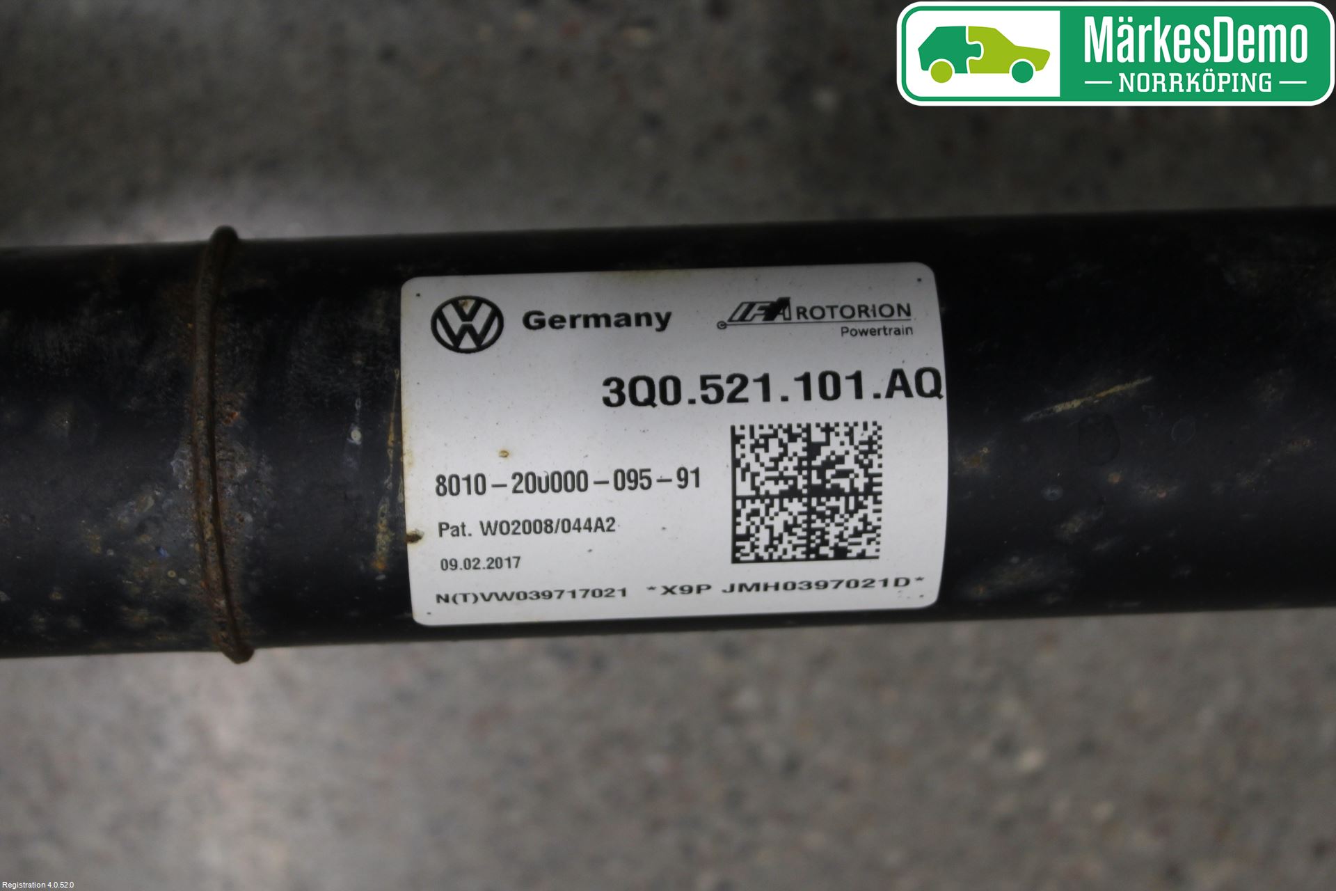 Skoda SUPERB 16-24 Mellomaksel Kompl