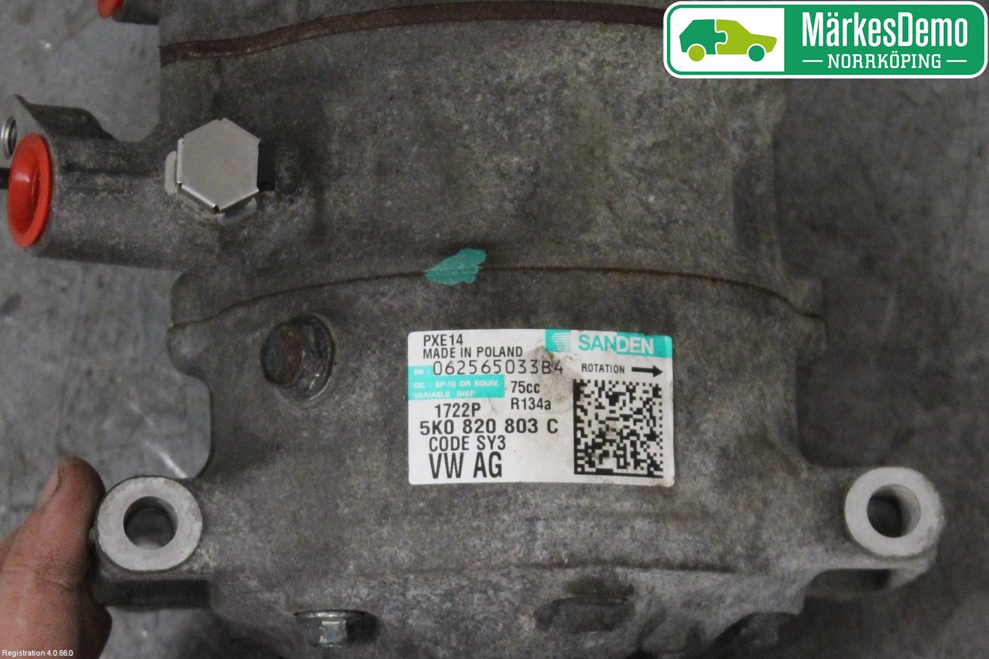 Seat IBIZA IV 08-16 Varme Ac Kompressor