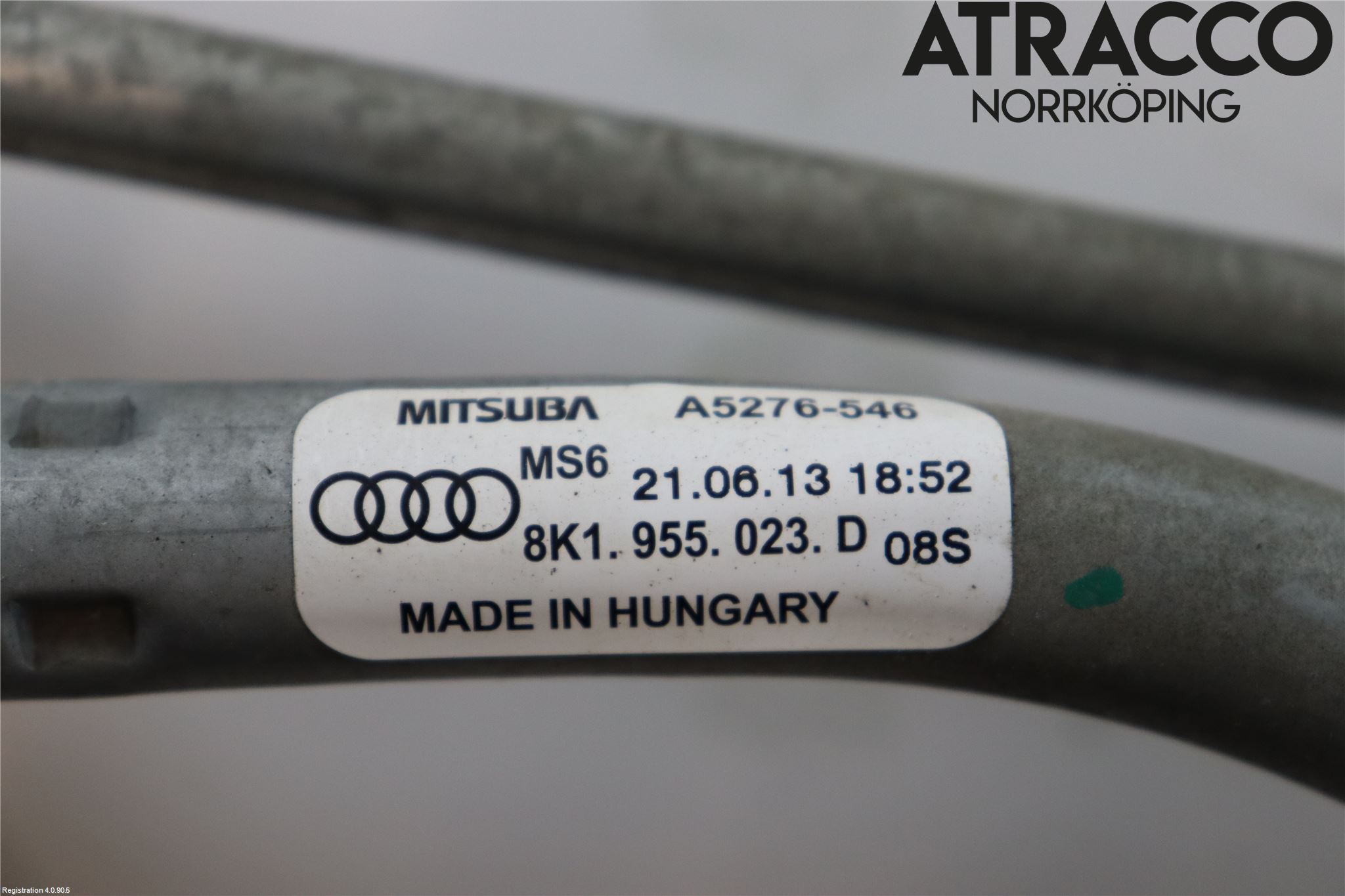 Audi A4 12-15 Viskeroverføring Frontrute