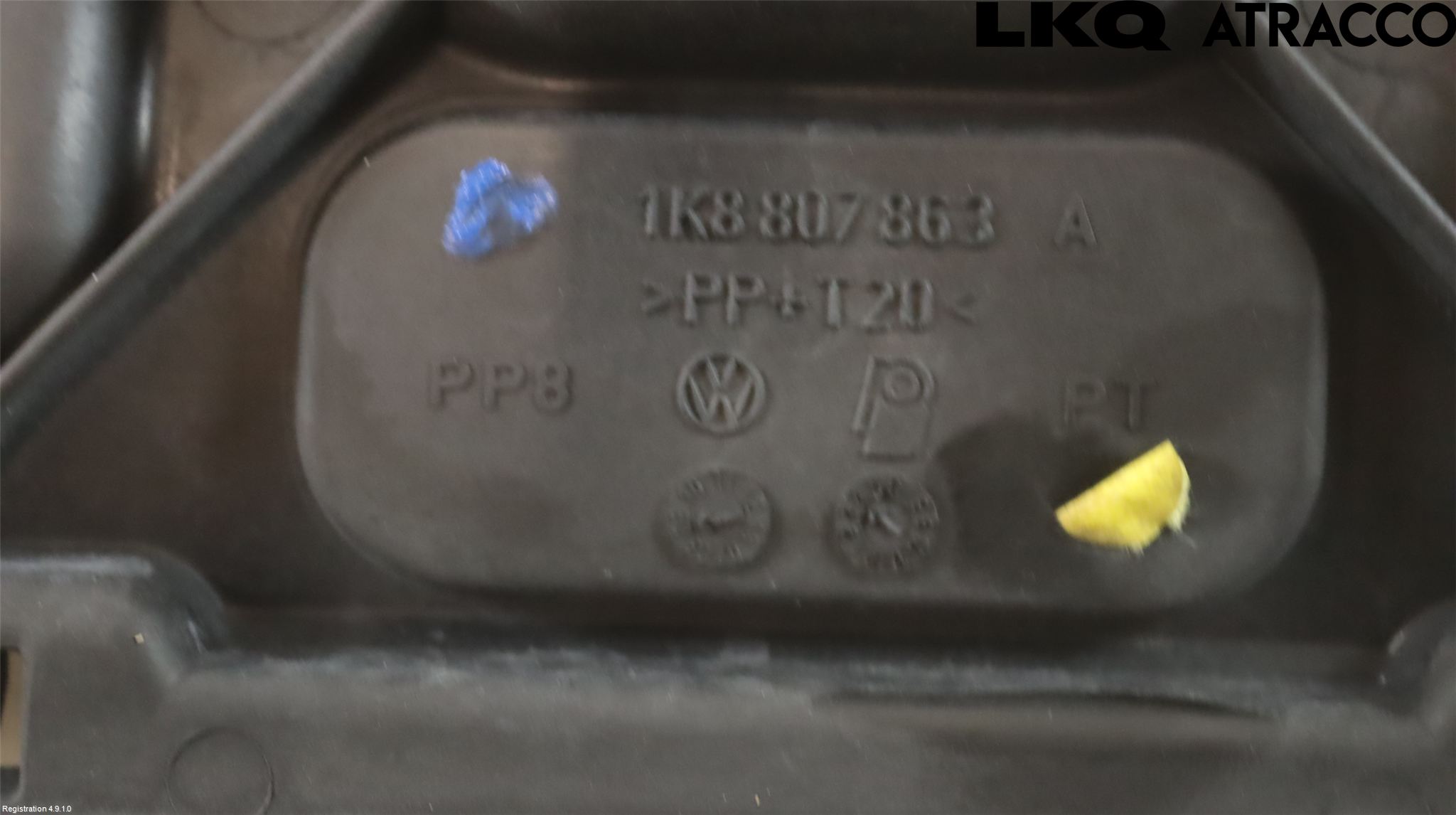 Volkswagen VW SCIROCCO 09-17 Støtfanger Bak Midt Del