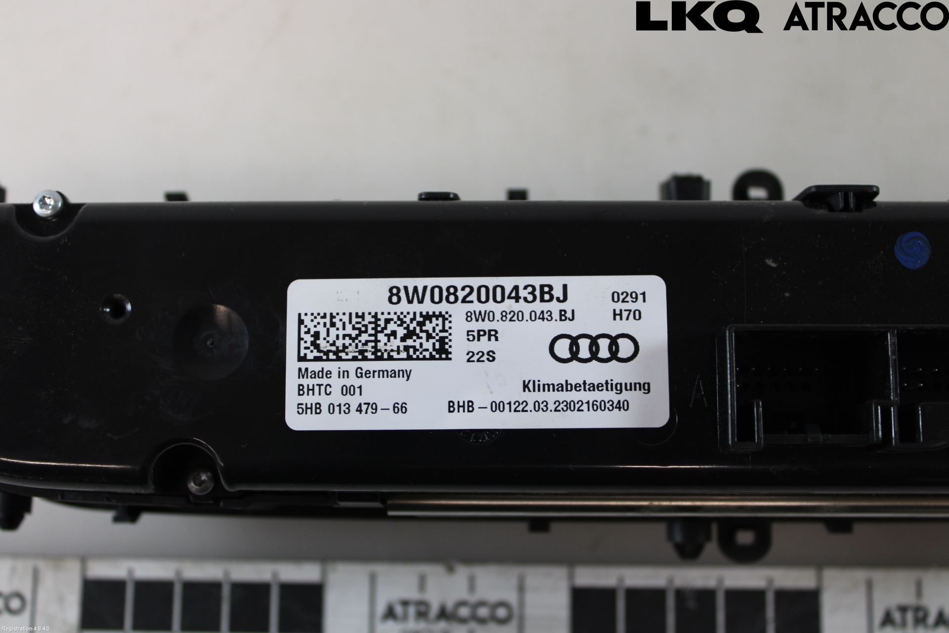 Audi A4/S4 B9 20- Varmeapparat Panel(Regulering)