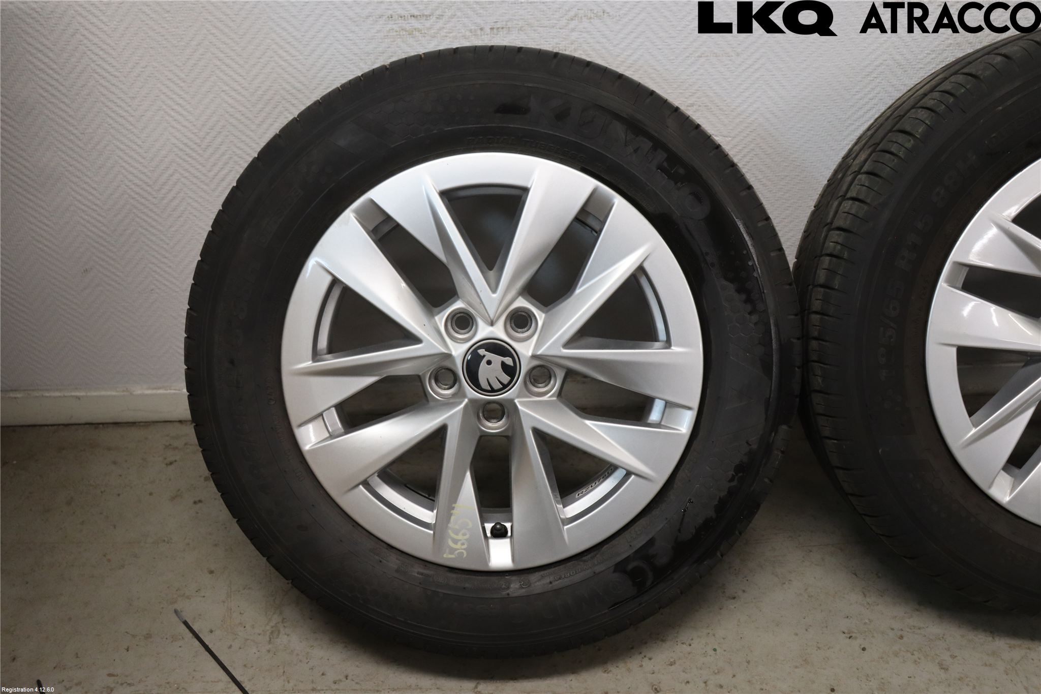 Skoda FABIA 22- Dekk Sommer På Alu Felg 4Stk