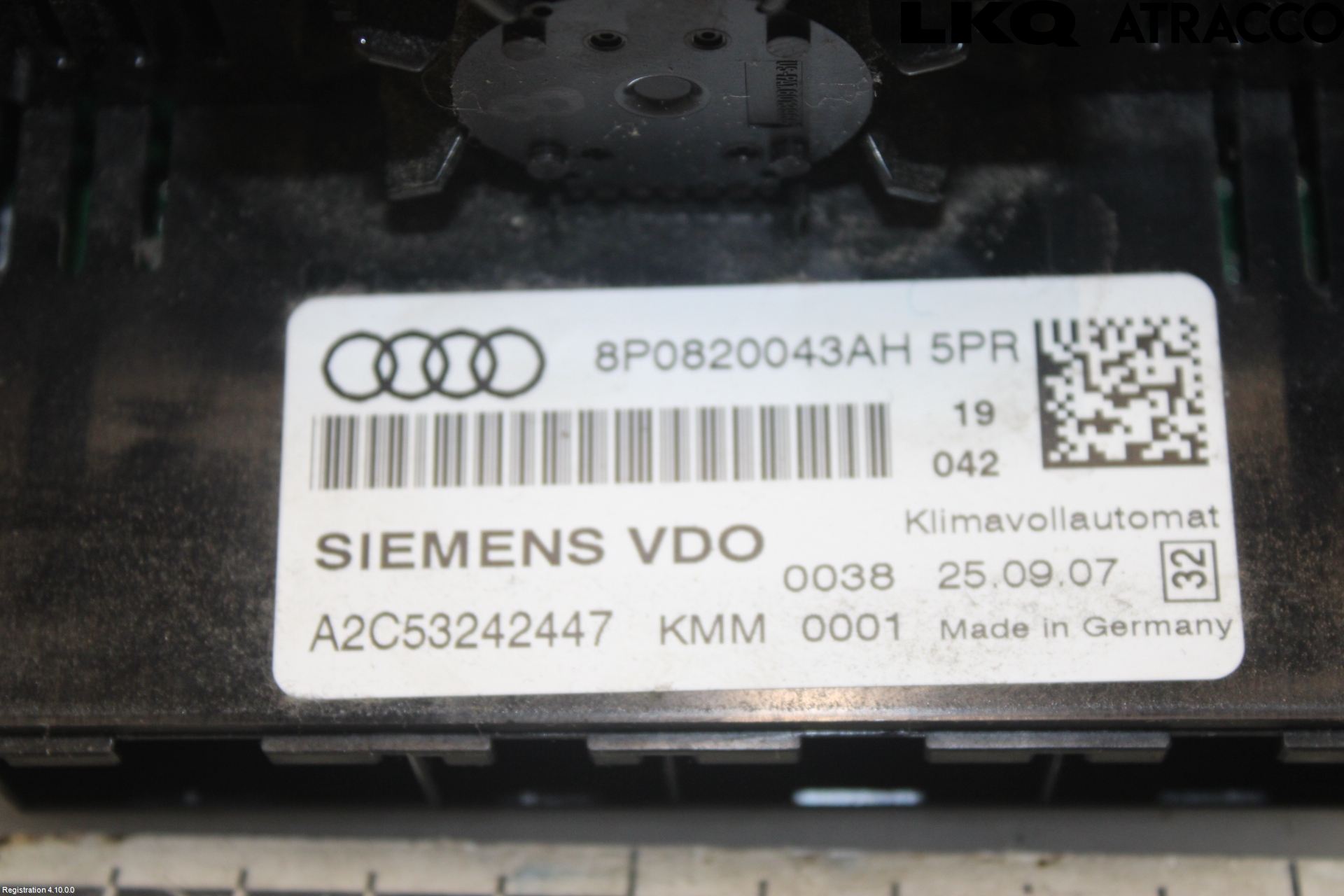 Audi A3/S3 05-13 Varmeapparat Panel(Regulering)
