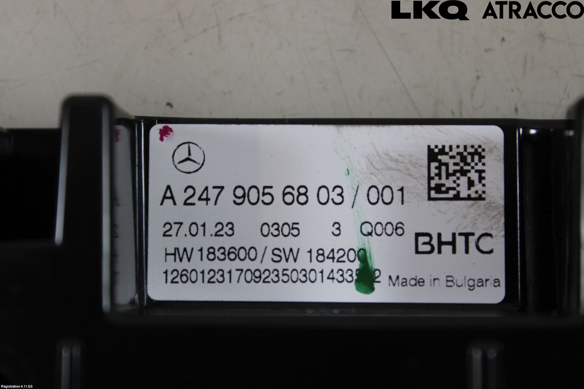 Mercedes-Benz MB CLA-KLASS (C118/X118) 19- Varmeapparat Panel(Regulering)