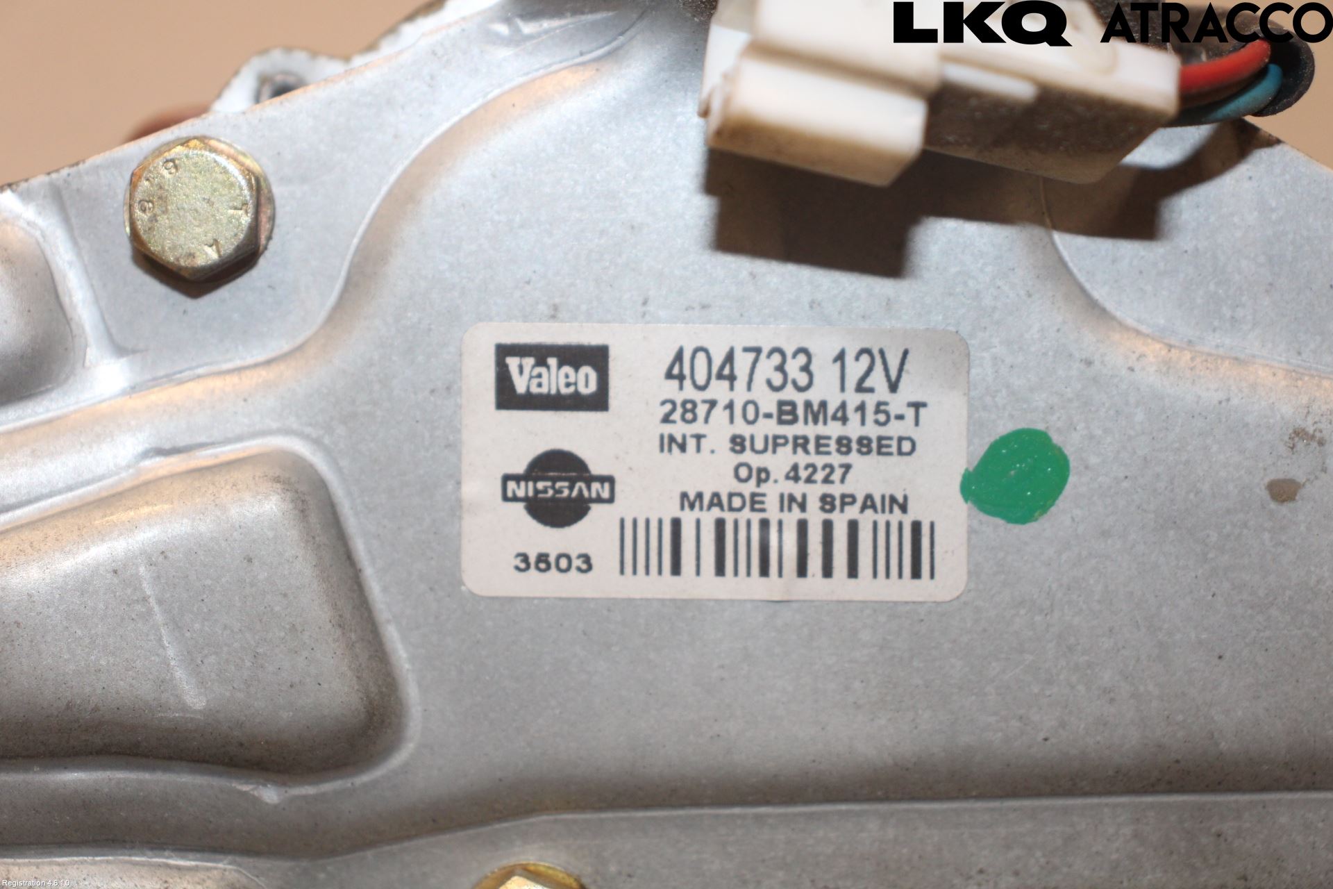 Nissan ALMERA    00-06 Viskermotor Bakluke
