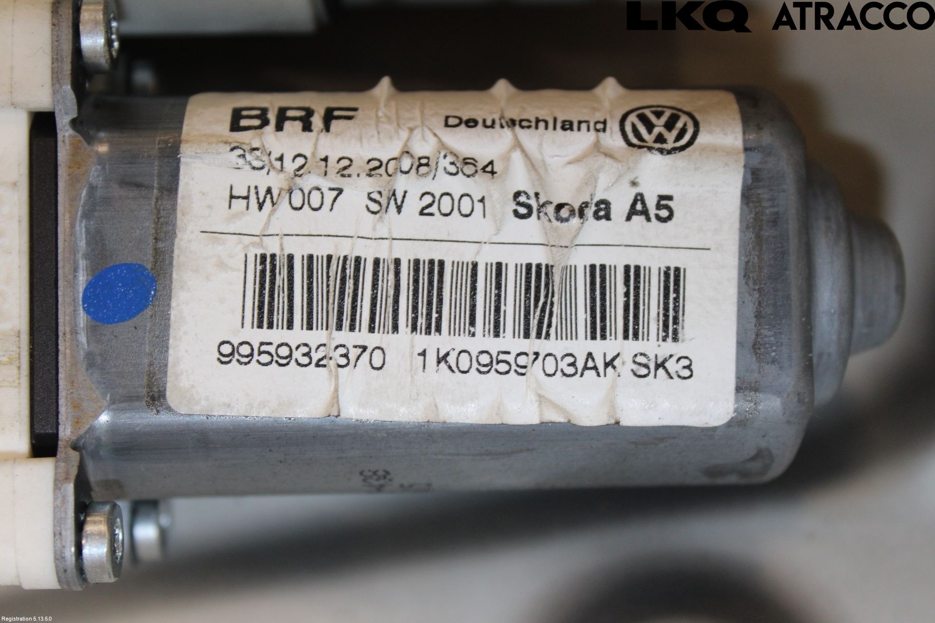 Skoda OCTAVIA (1Z) 05-13 Vindusheis El Komp