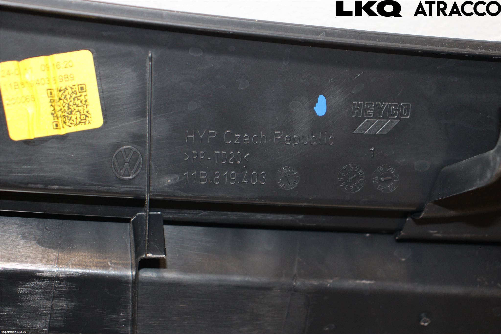 Volkswagen VW ID.4 21- Visker Deksel-Grill-Under Frr