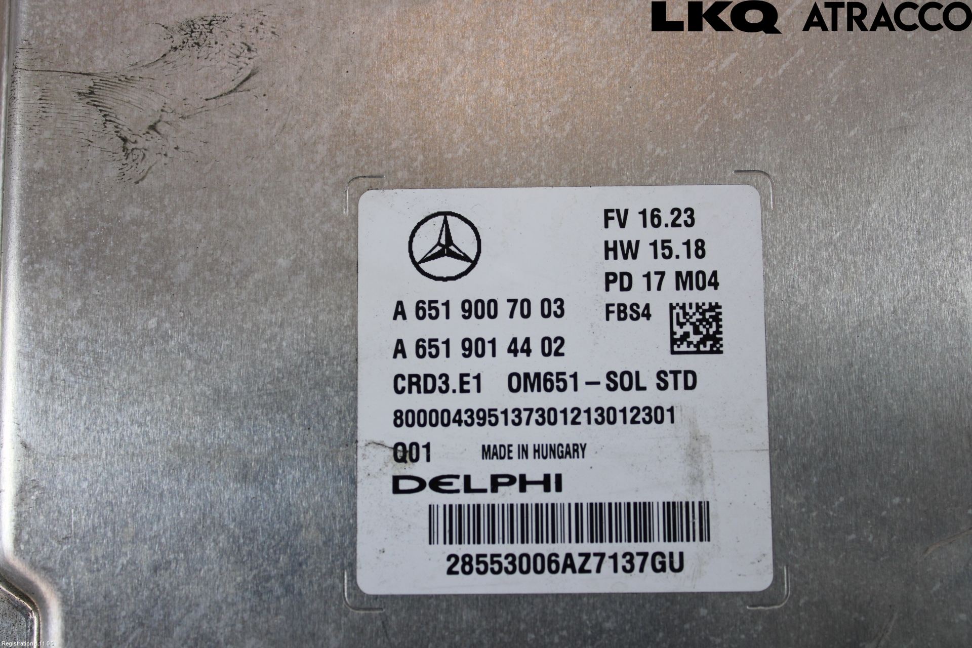 Mercedes-Benz MB CLA-KLASS (C117/X117) 13-19 Styreenhet Dieselpumpe