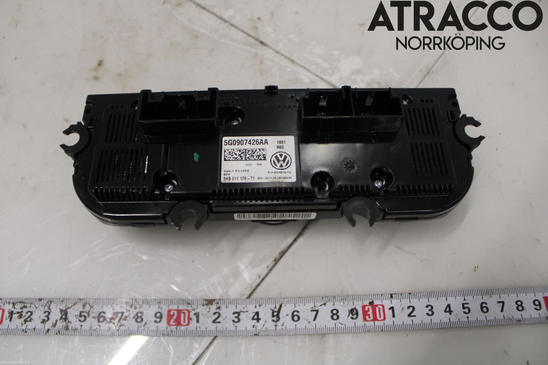 Volkswagen VW GOLF / E-GOLF VII 13-20 Varmeapparat Panel(Regulering)