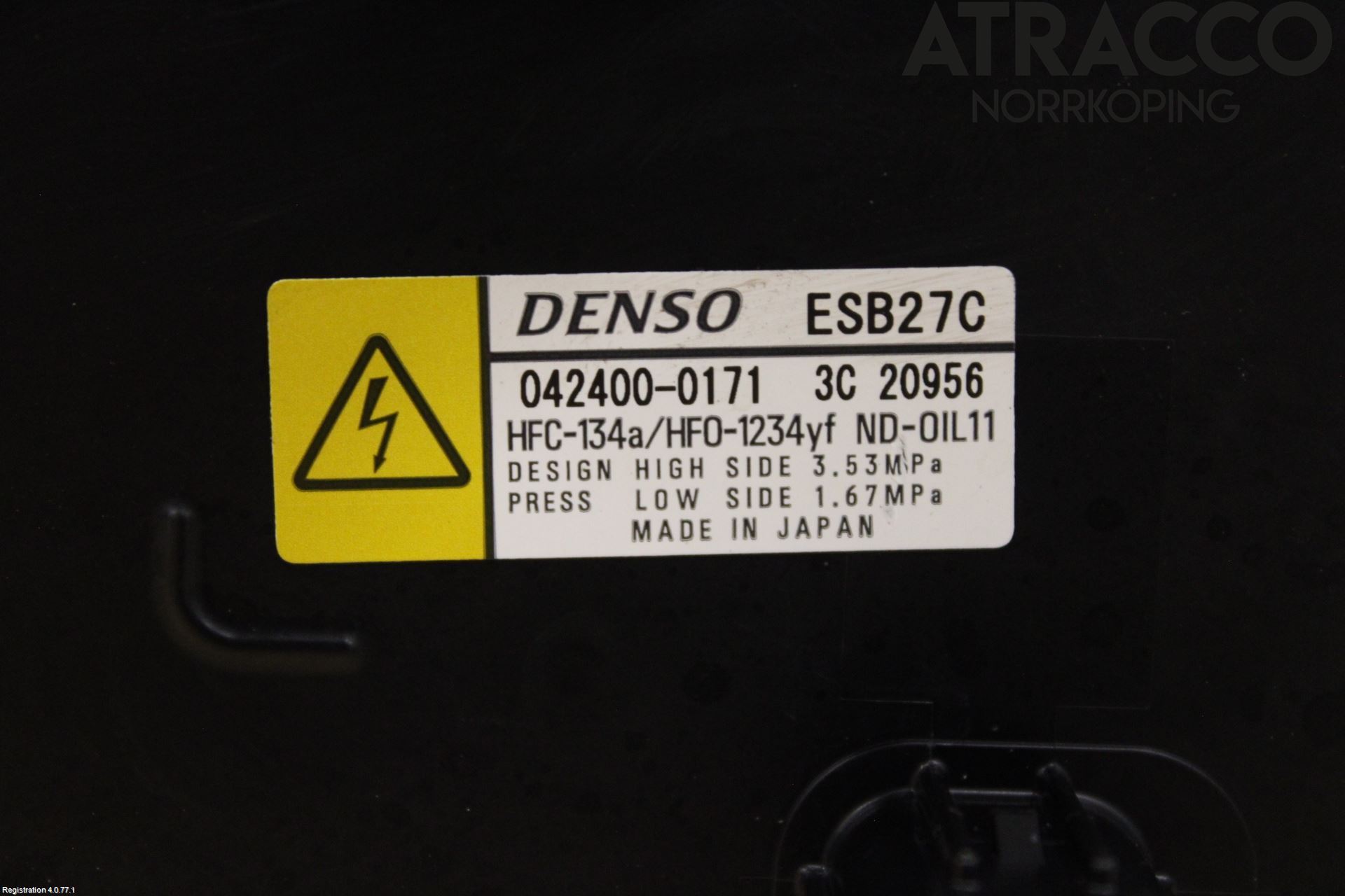 Lexus ES 250/300/330 Varme Ac Kompressor