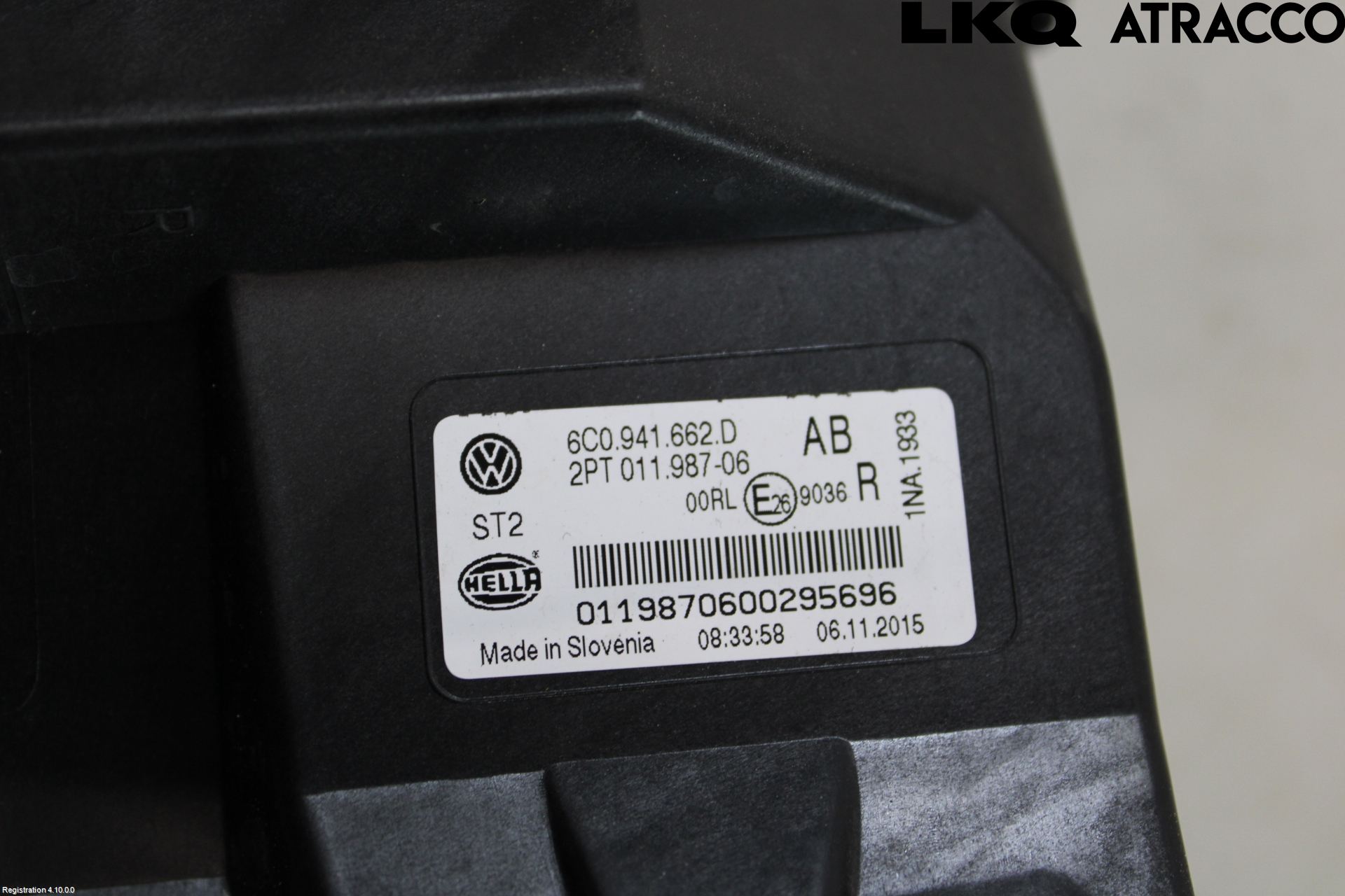 Volkswagen VW POLO 10-17 Frontlykt-Kurve-Tåkelys