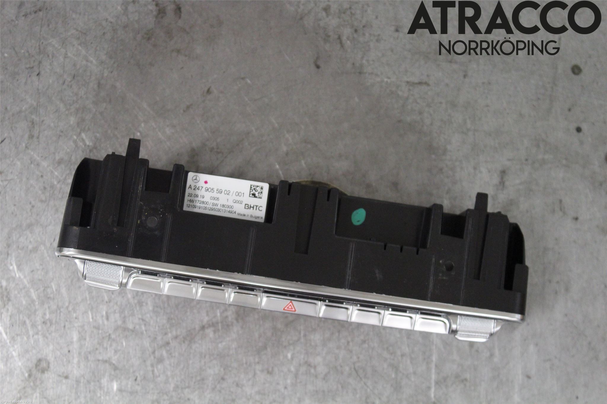 Mercedes-Benz MB CLA-KLASS (C118/X118) 19- Varme Ac Betjening-Display