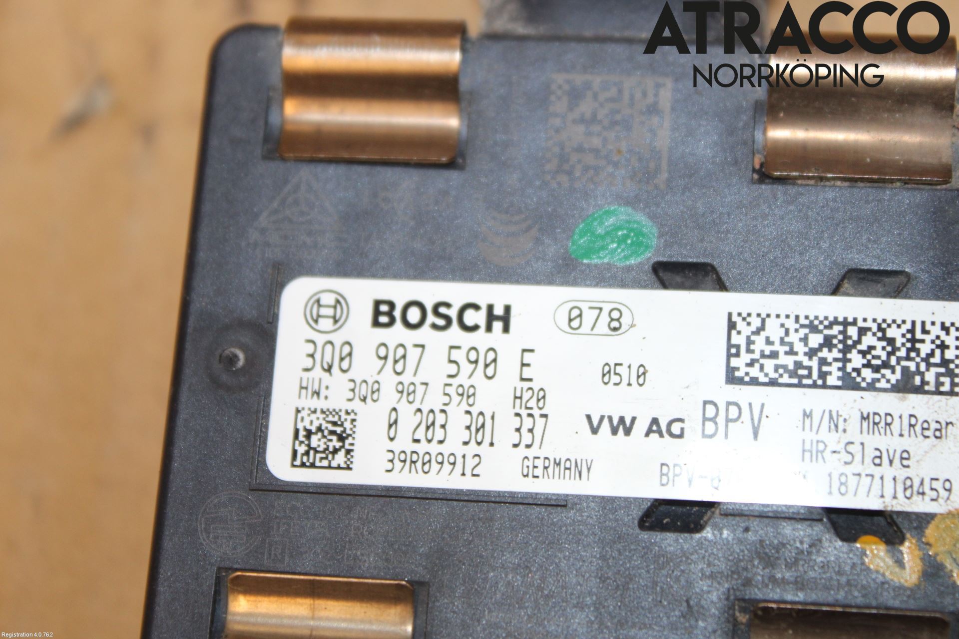 Volkswagen VW PASSAT 15-19 Sensor Kollisjonsbeskyttelse