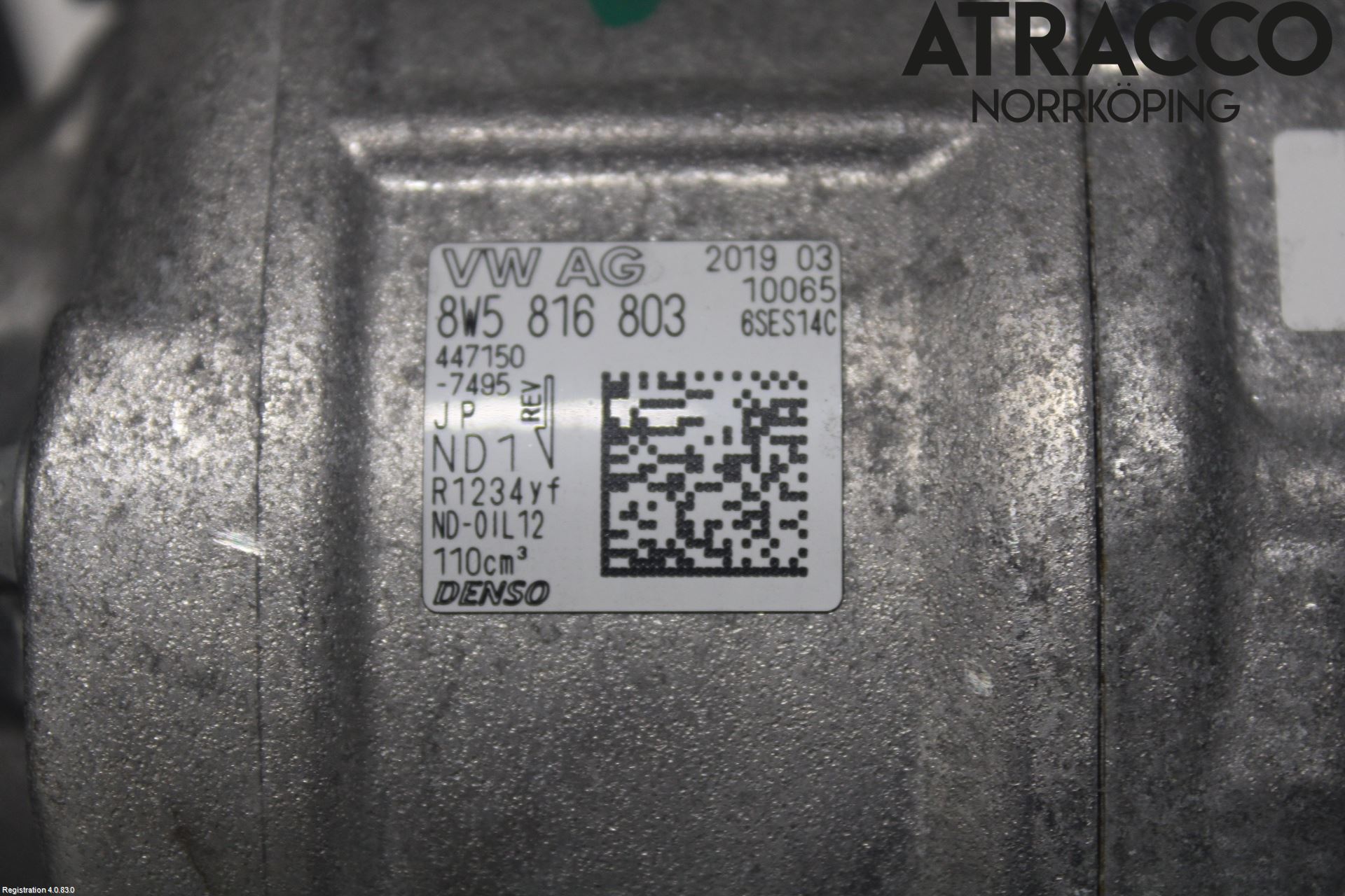 Audi A4/S4 B9 16-19 Varme Ac Kompressor
