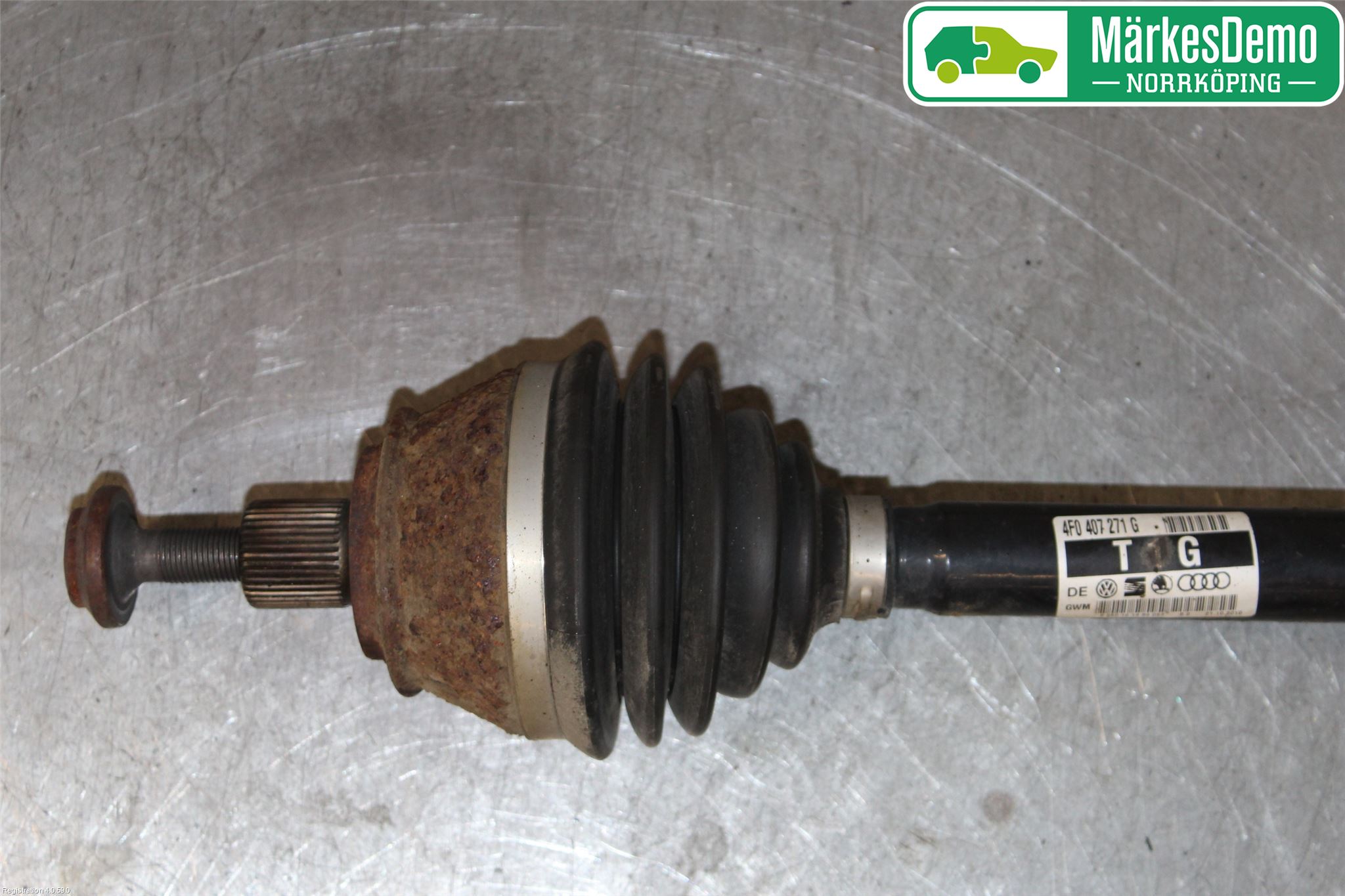 Audi A6/S6     05-11 Drivaksel Foran Kompl Venstre