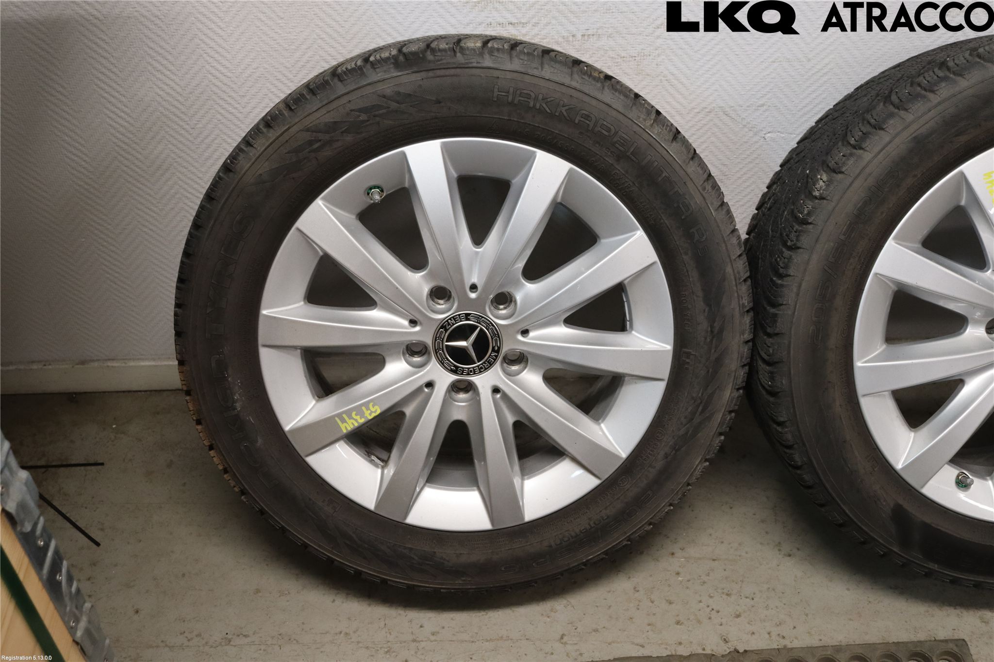 Mercedes-Benz MB CLA-KLASS (C117/X117) 13-19 Dekk Vinter På Alu Felg 4Stk