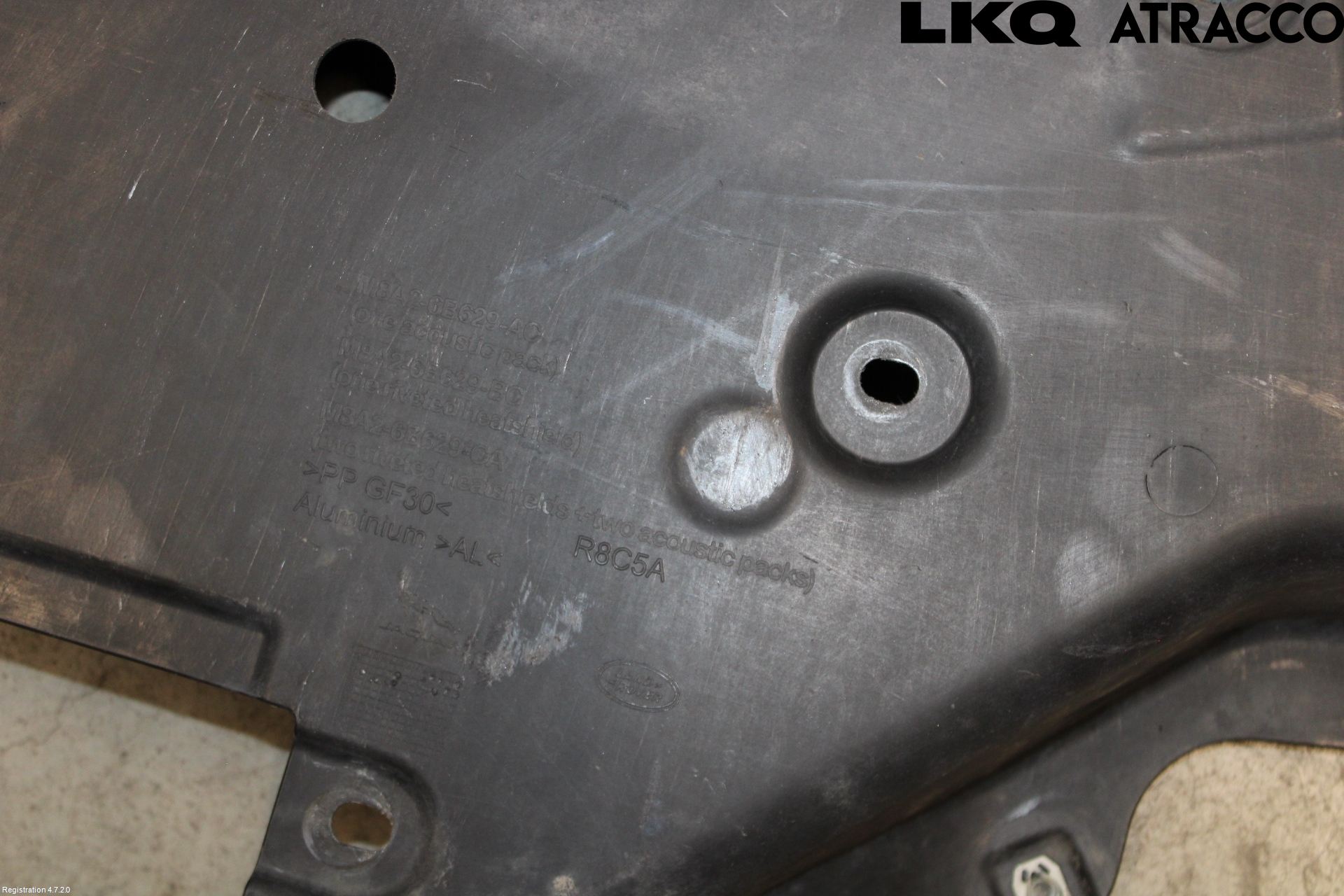 Landrover RANGE ROVER VELAR (L560) 17- Bunnplate U Motor-Gear-Dørk