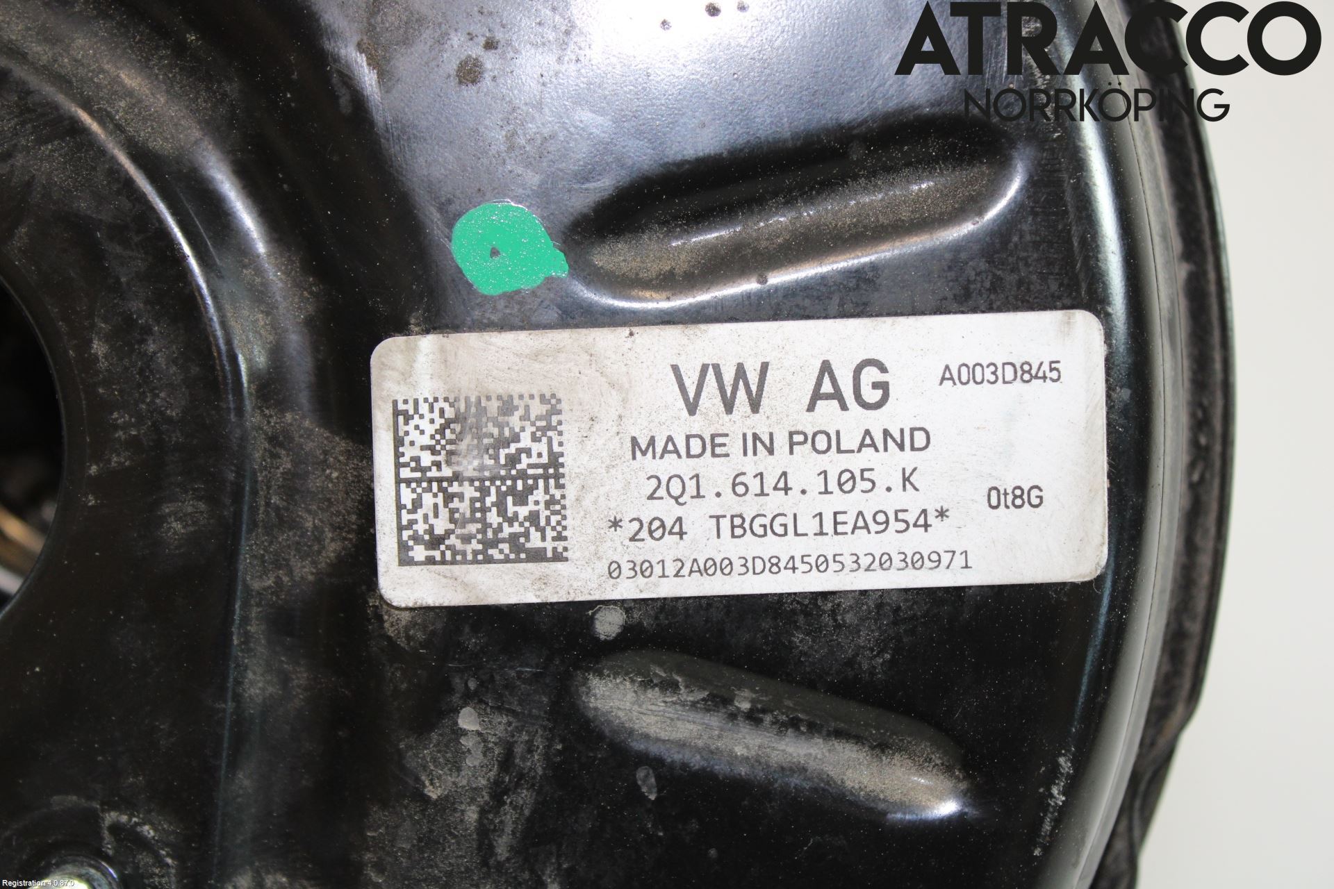 Volkswagen VW POLO VI 18->> Bremseservo