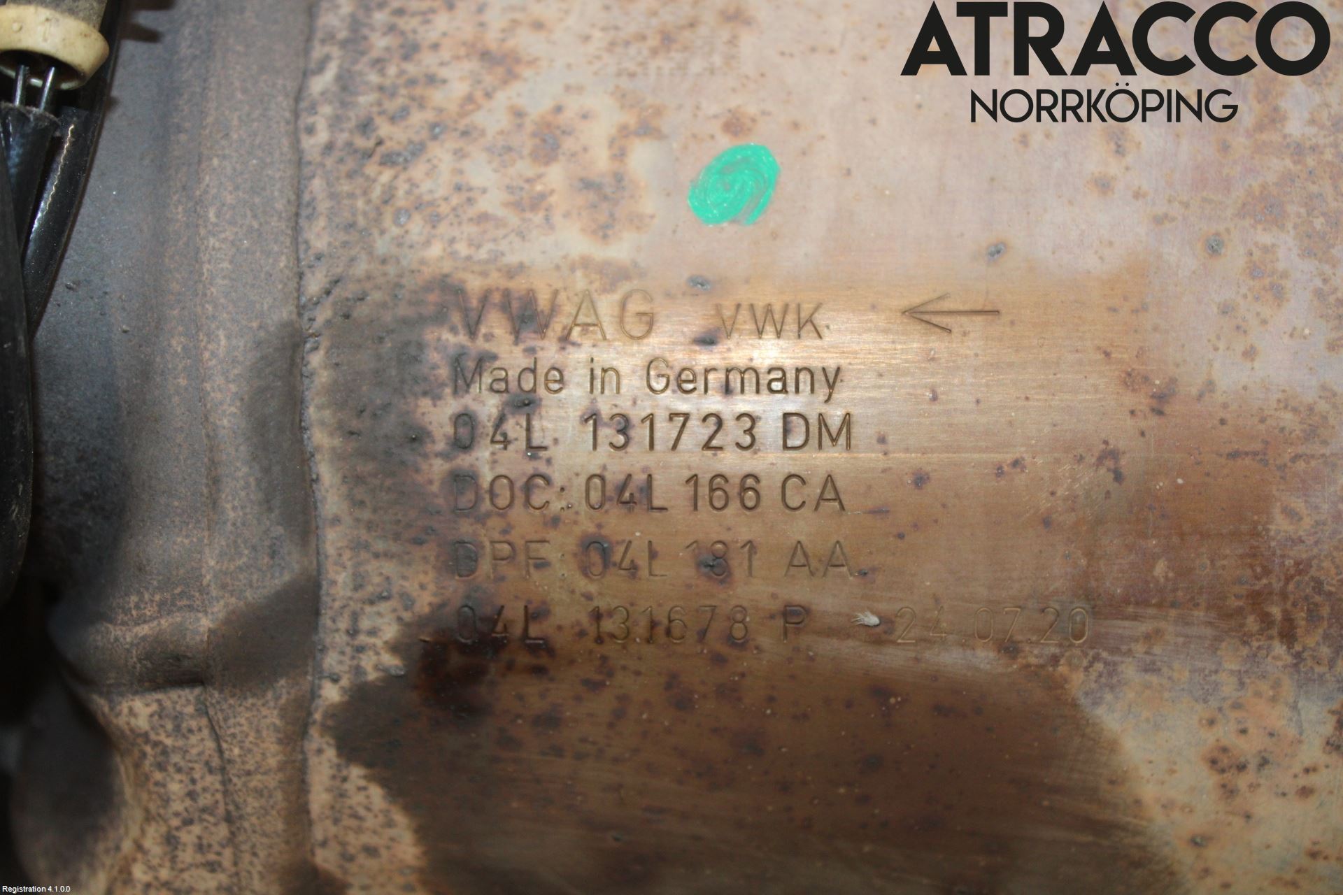 Volkswagen VW CADDY 16-20 Eksos Partikketfilter