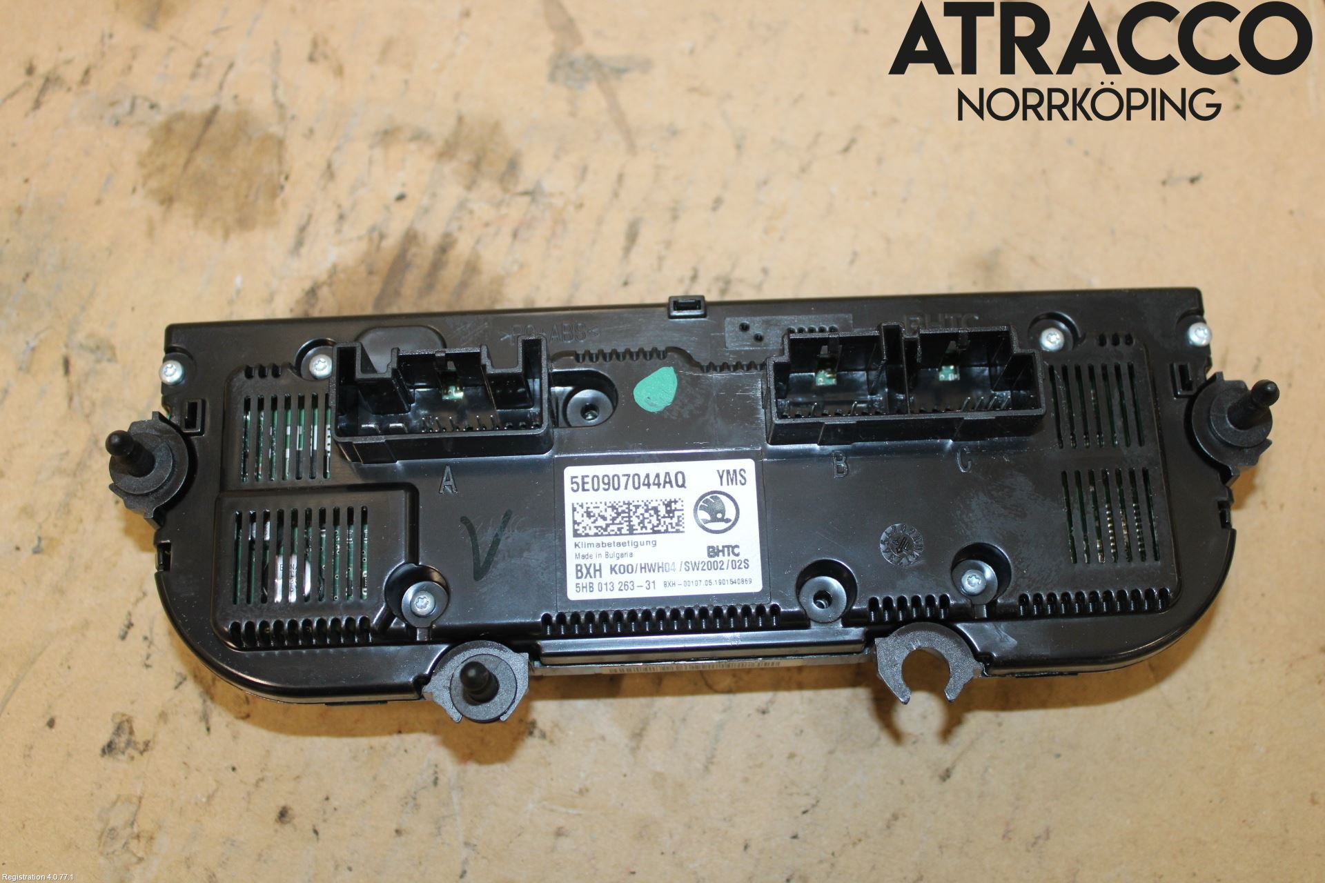 Skoda OCTAVIA (NX) 20- Varmeapparat Panel(Regulering)