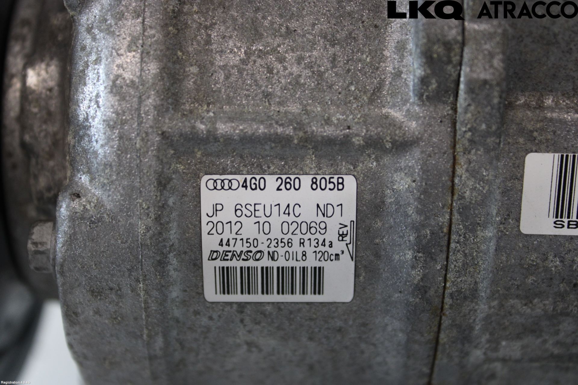 Audi A6 ALLROAD 12-18 Varme Ac Kompressor