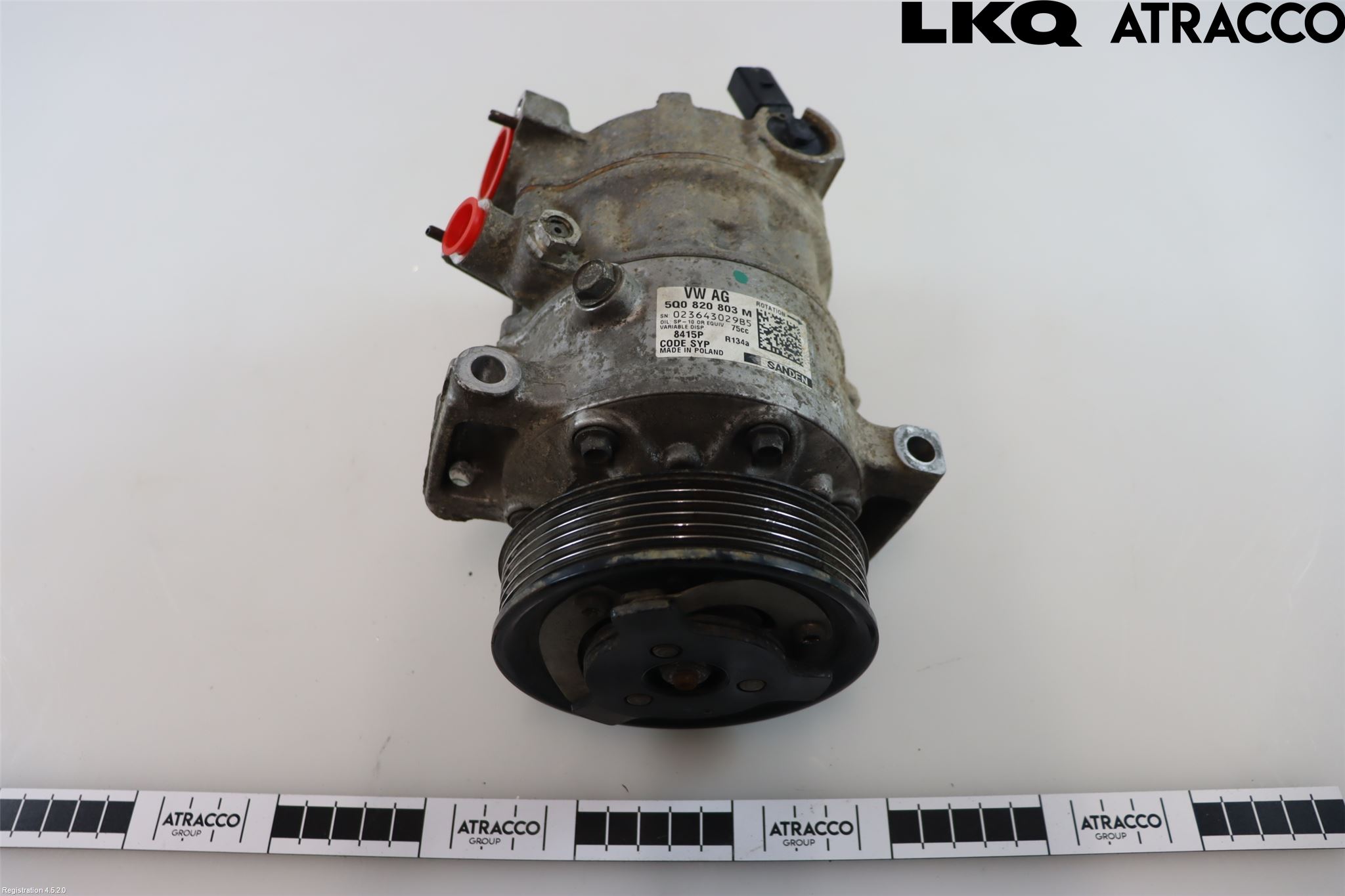 Volkswagen VW CRAFTER II / E-CRAFTER 17- Varme Ac Kompressor