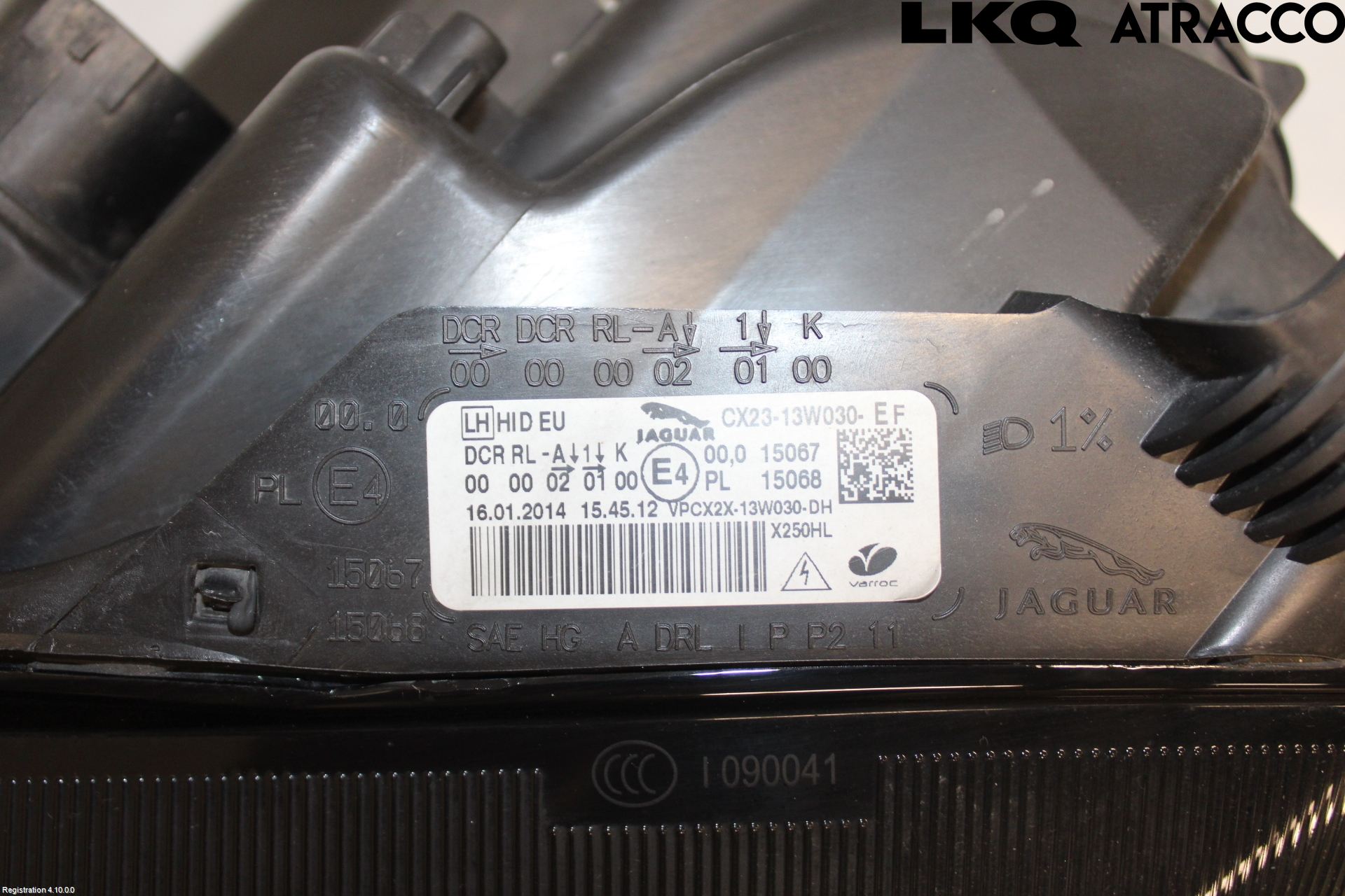 Jaguar XF 08-15 Frontlykt Venstre