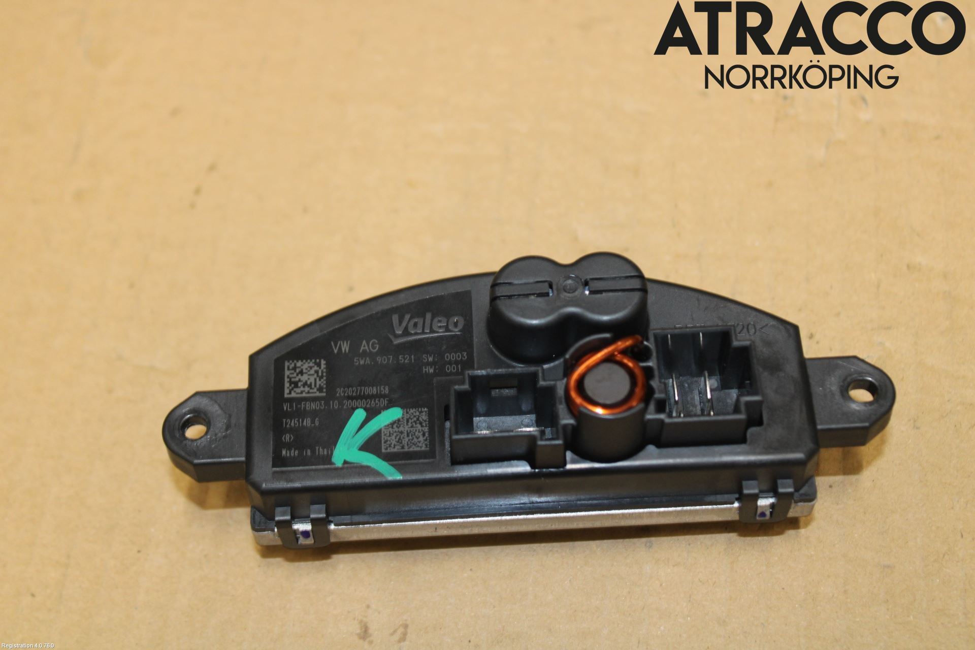 Volkswagen VW GOLF / E-GOLF VIII 20- Varmeapparat Viftemotstand