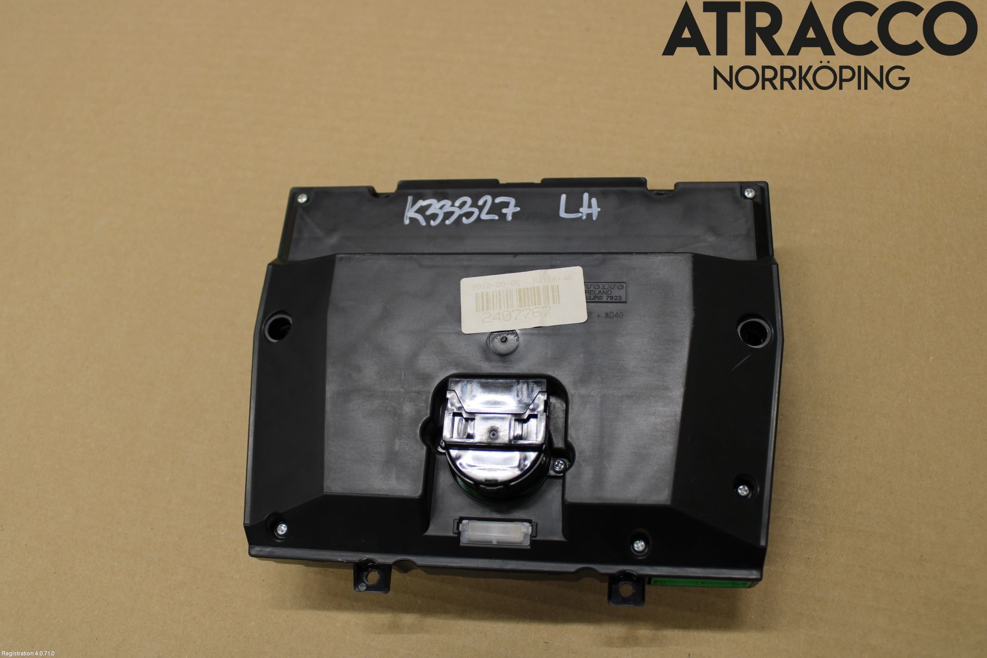 Volvo V70 08-13 Varme Ac Betjening-Display
