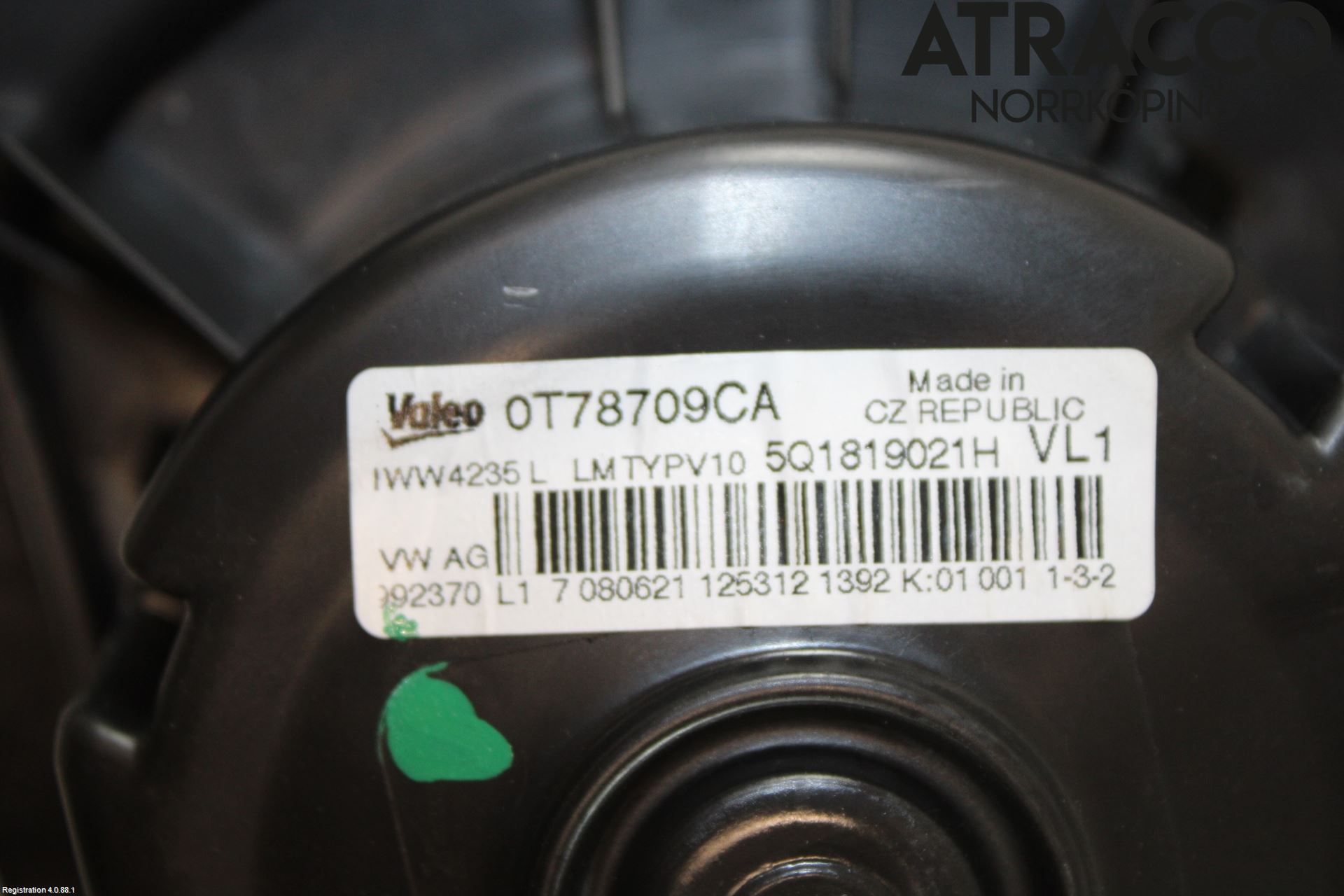 Audi Q3 F3 19- Varmeapparat Viftemotor