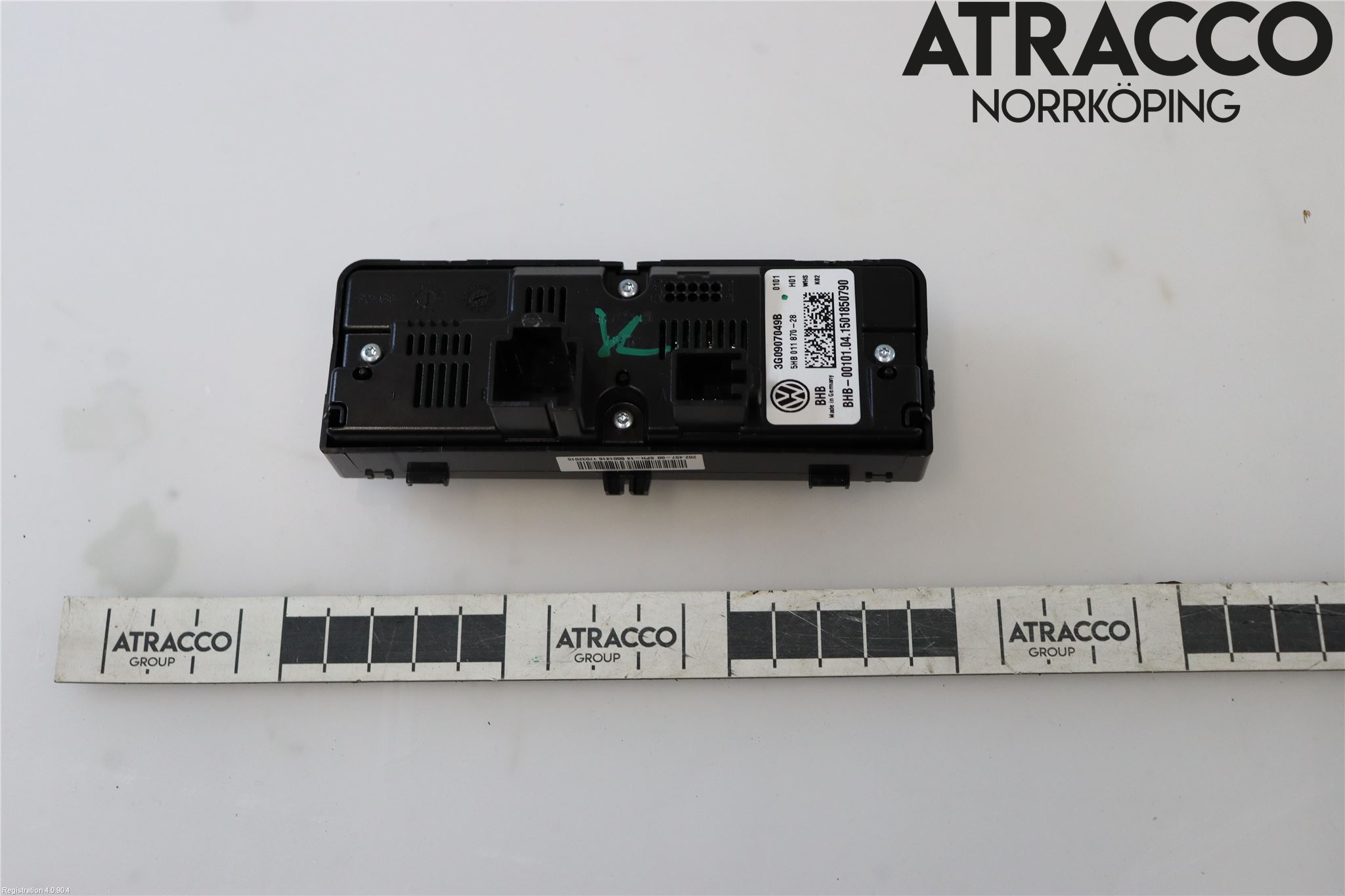 Volkswagen VW PASSAT 15-19 Varmeapparat Panel(Regulering)