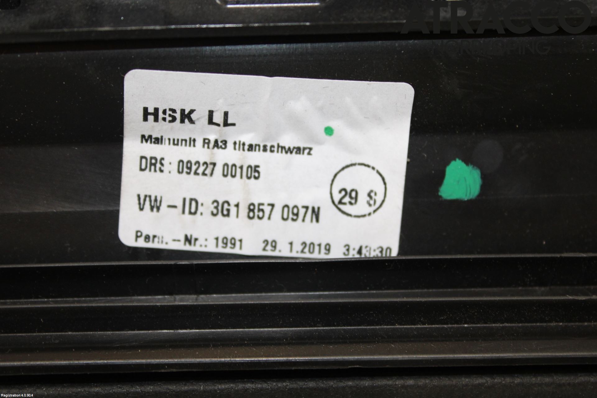 Volkswagen VW PASSAT 15-19 Innr Hanskerom