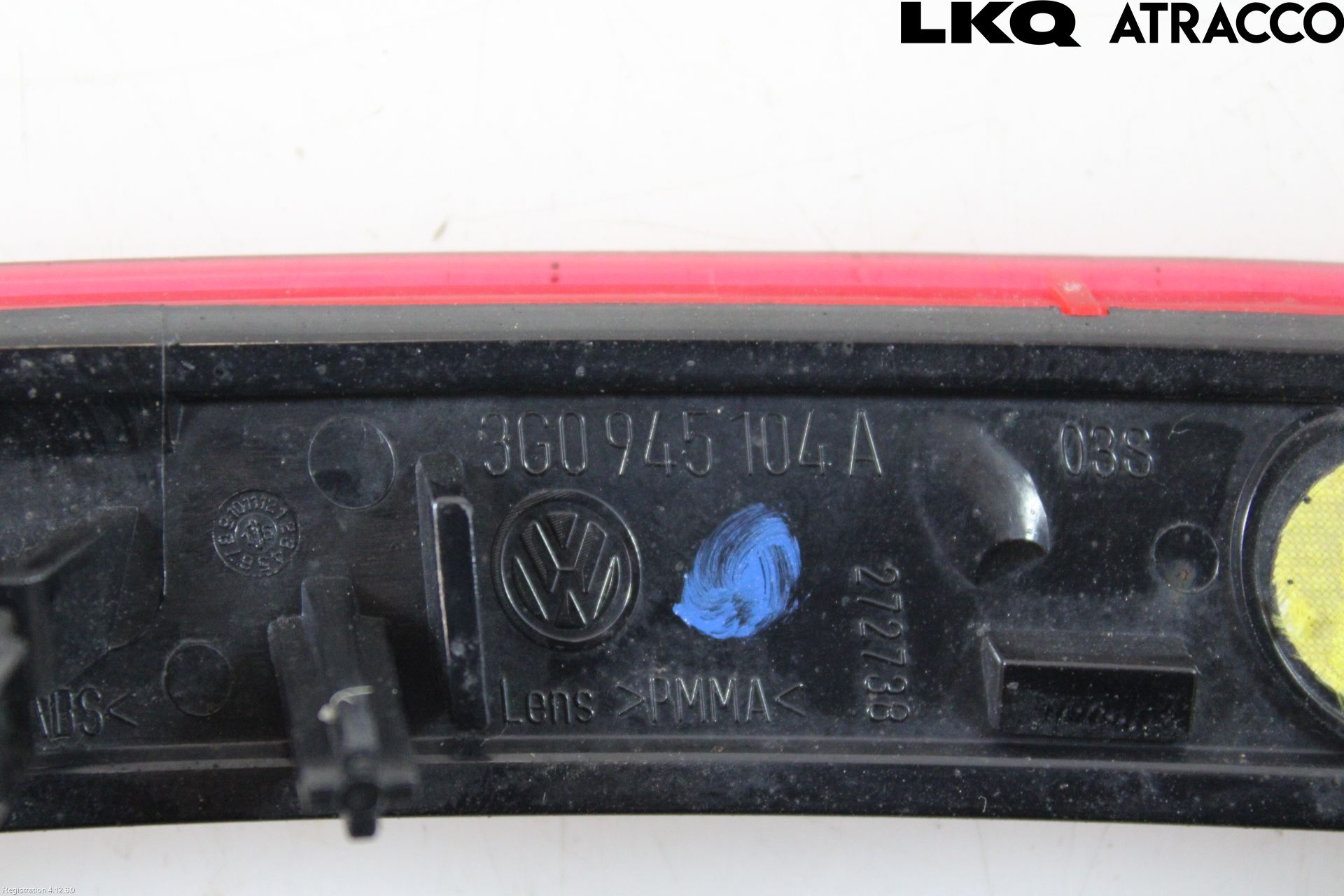 Volkswagen VW PASSAT 15-19 Refleks Bak