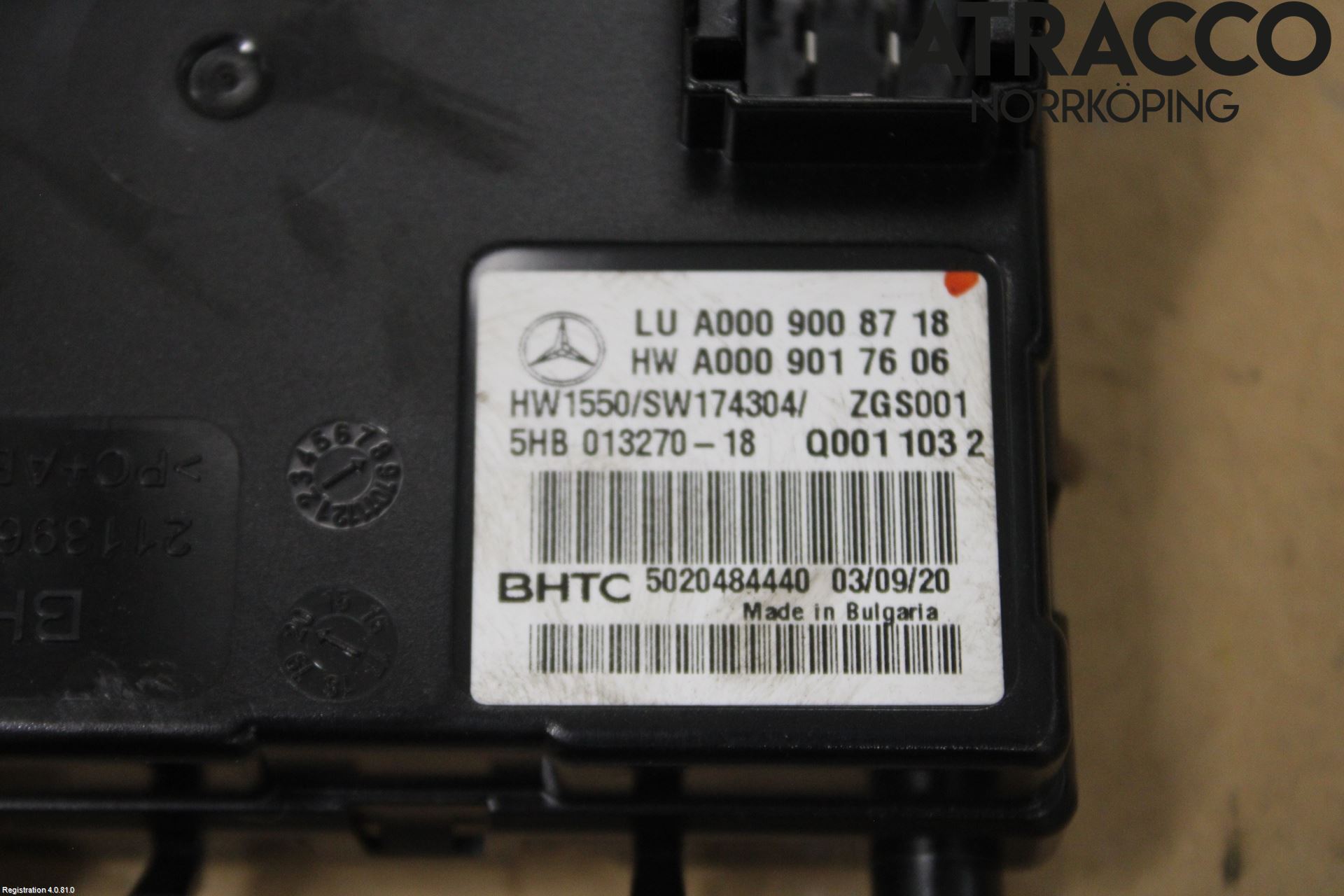 Mercedes-Benz MB C-KLASS (W205) 14-21 Varme Ac Betjening-Display