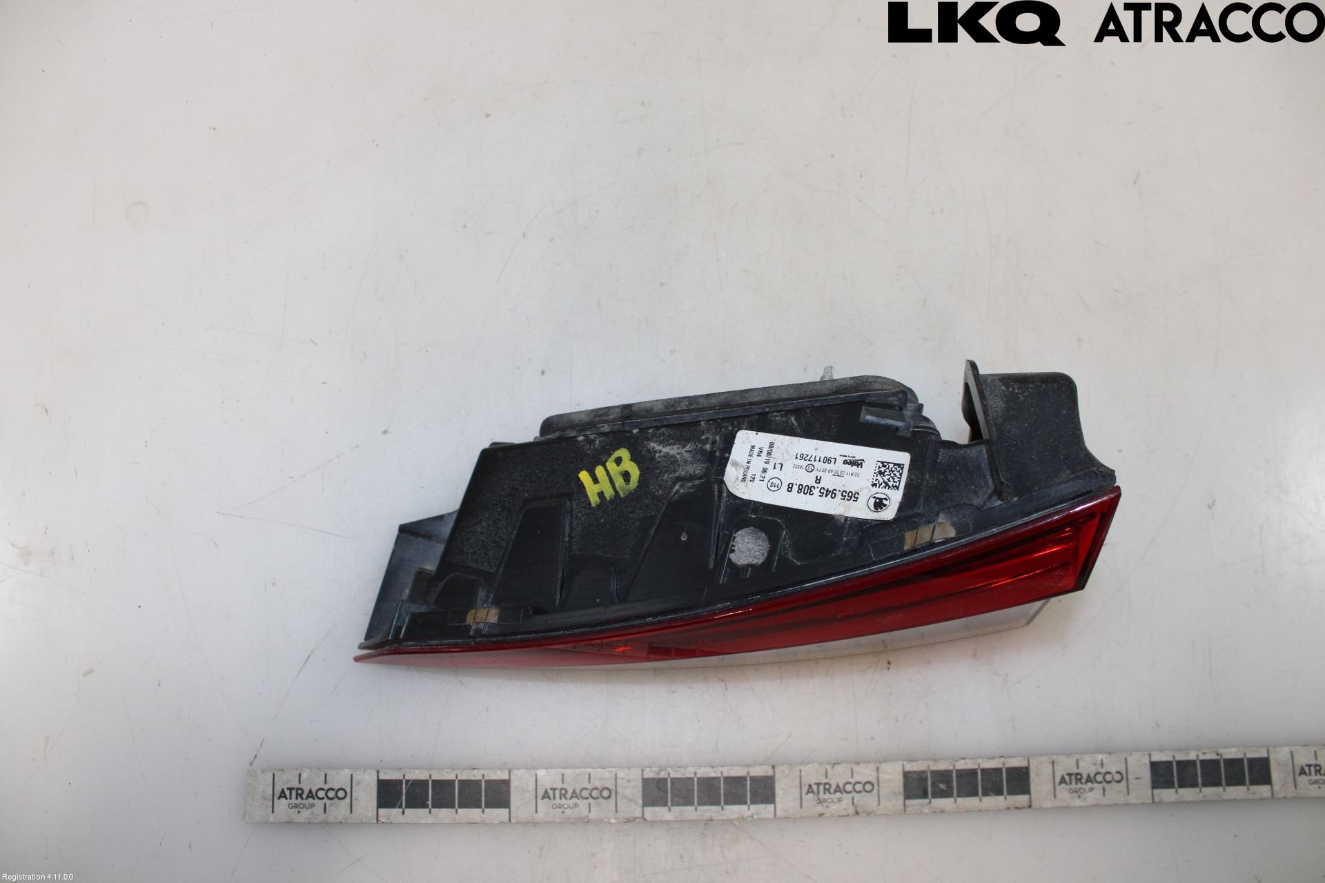Skoda KODIAQ 17-24 Baklykt Høyre  På Luke(Indre)