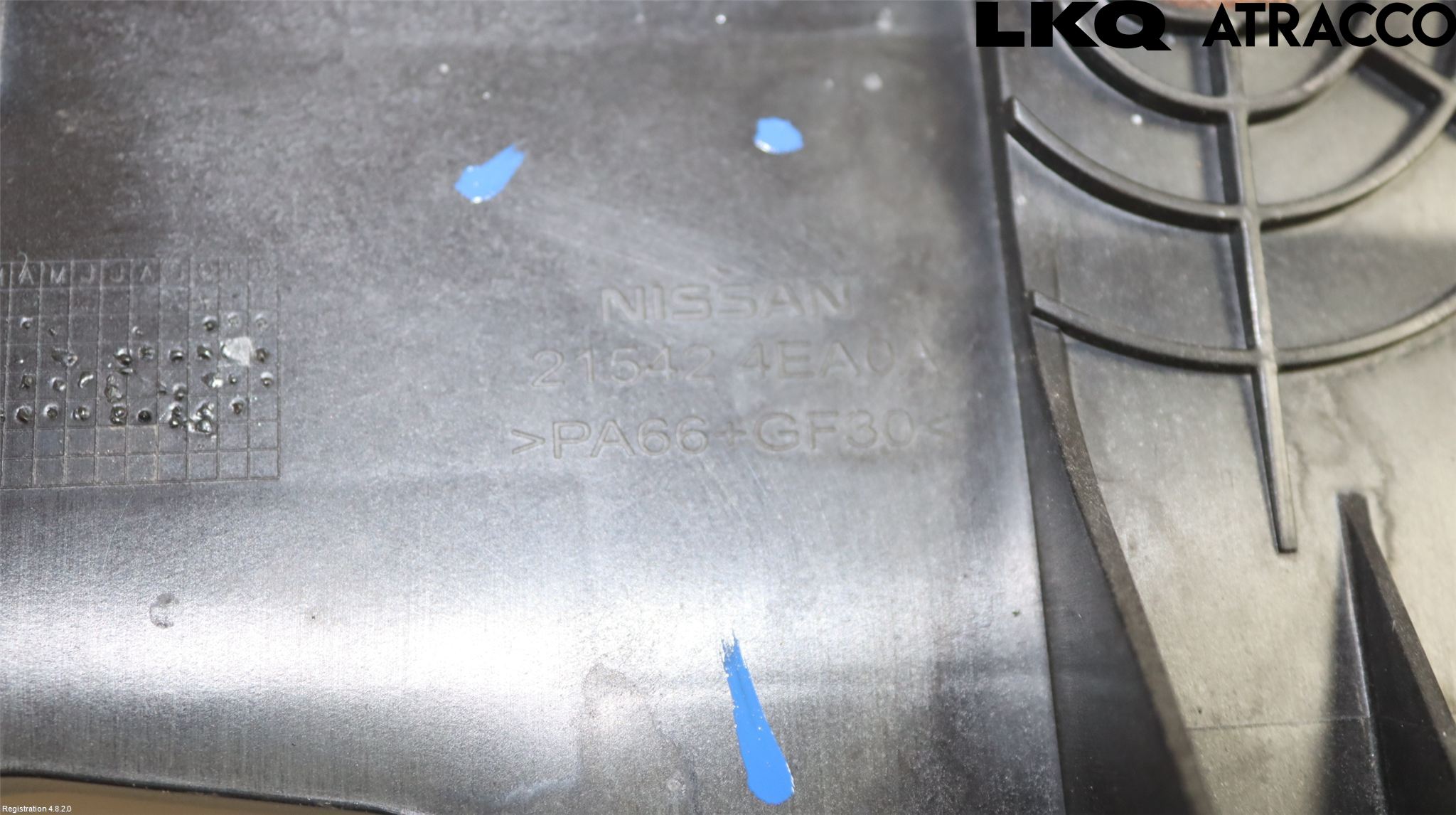 Nissan QASHQAI 14-17 Radiator Feste - Ramme - Bjelk