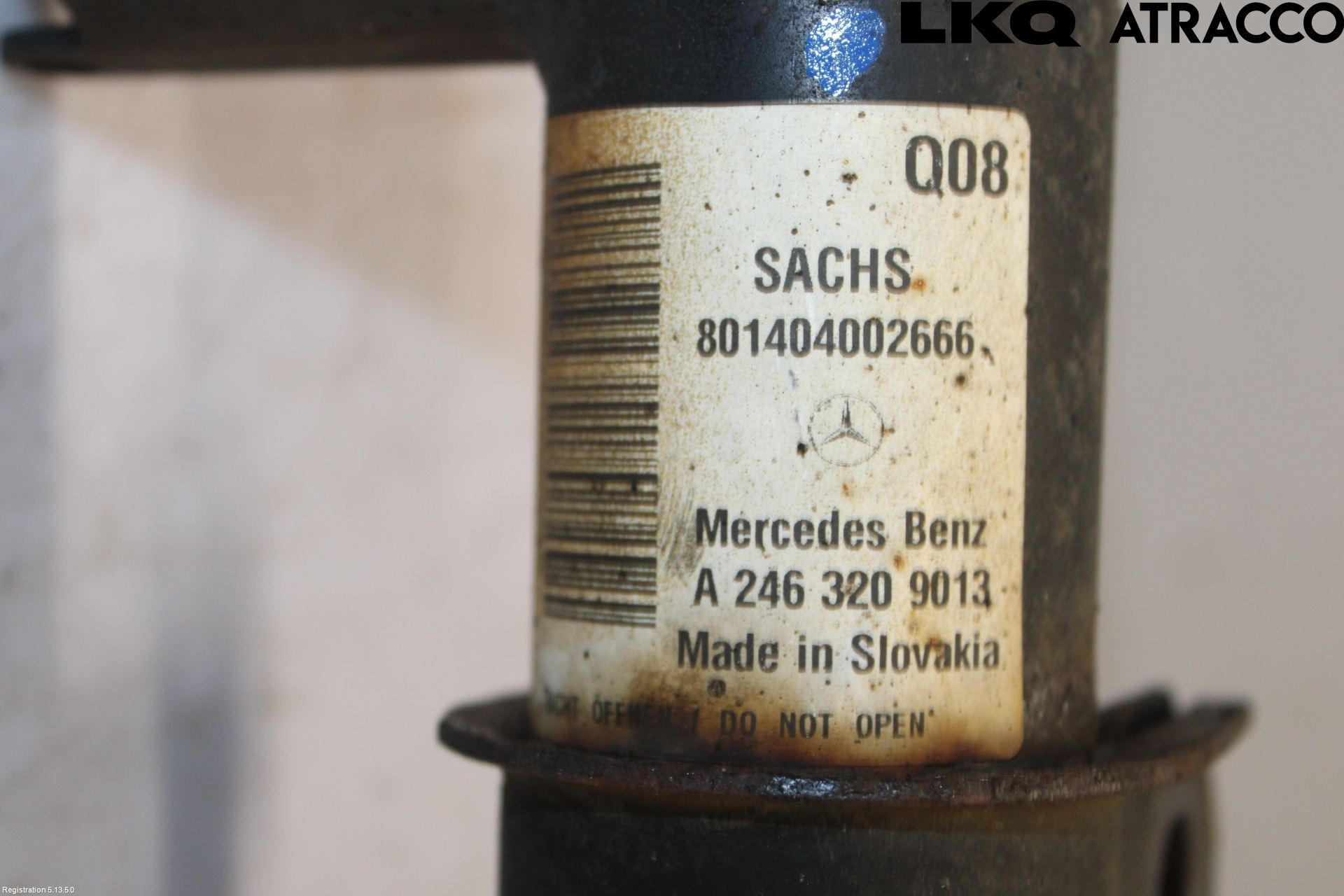Mercedes-Benz MB B-KLASS (W246/W242) 12-19 Fjærbein Foran Høyre