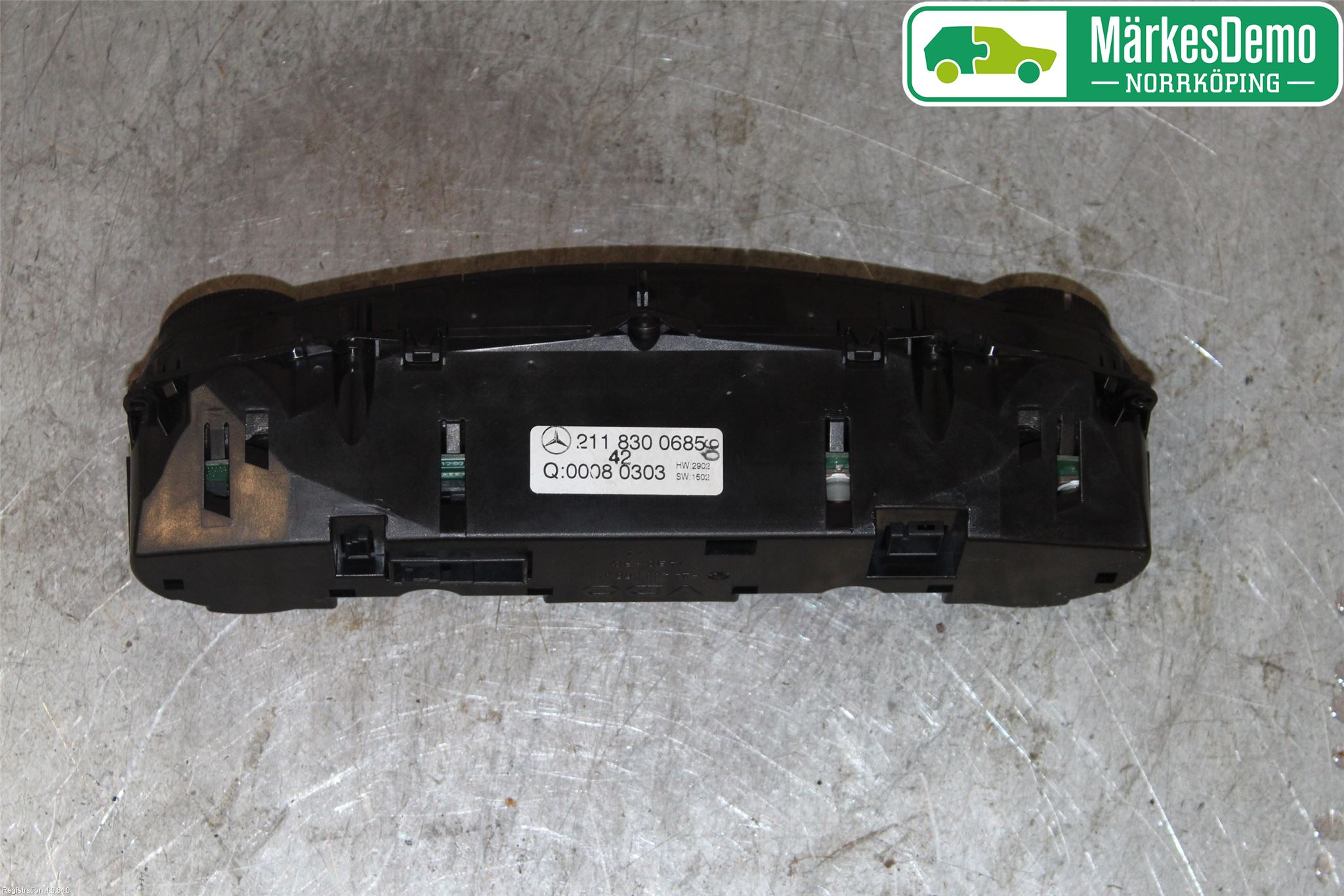 Mercedes-Benz MB E-KLASS (W211) 02-09 Varmeapparat Panel(Regulering)