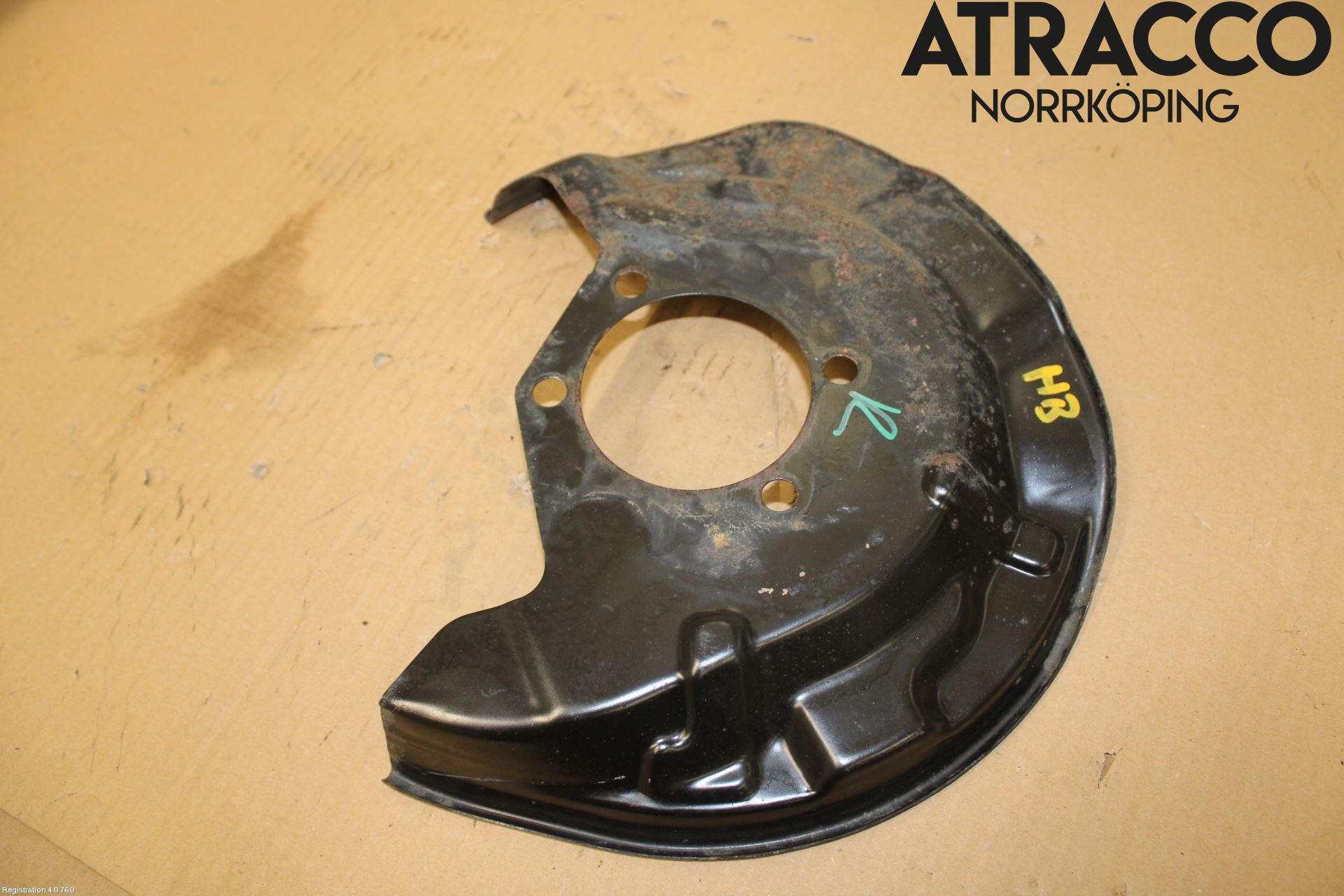 Nissan QASHQAI 14-17 Bremseskjold Bak