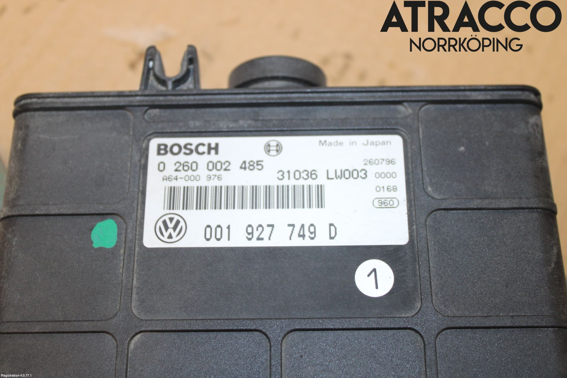 Volkswagen VW POLO 95-01 Styreenhet Gearkasse