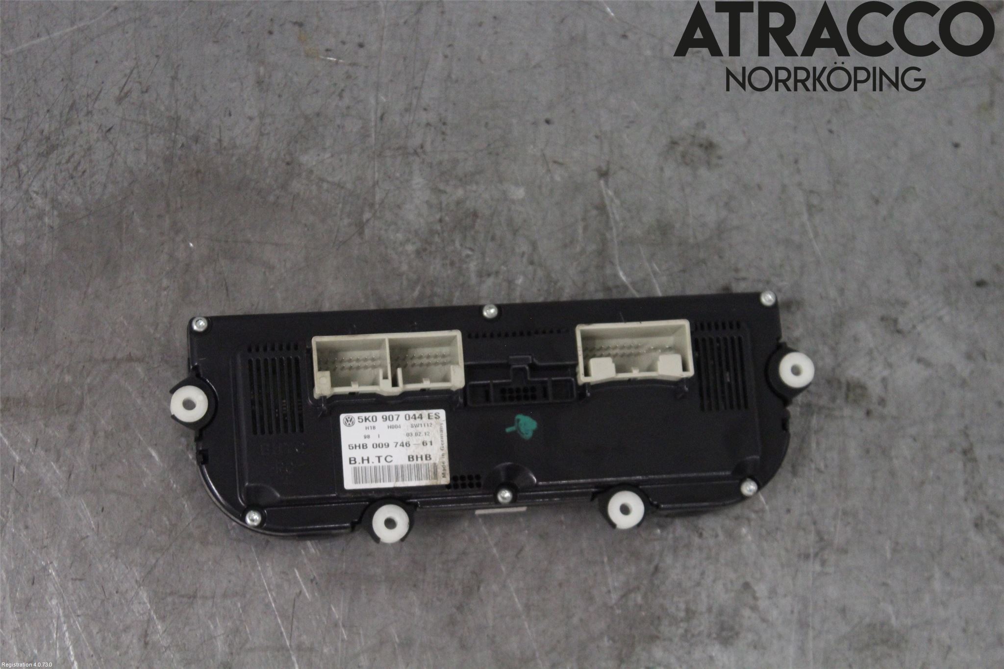 Volkswagen VW GOLF VI 09-13 Varmeapparat Panel(Regulering)