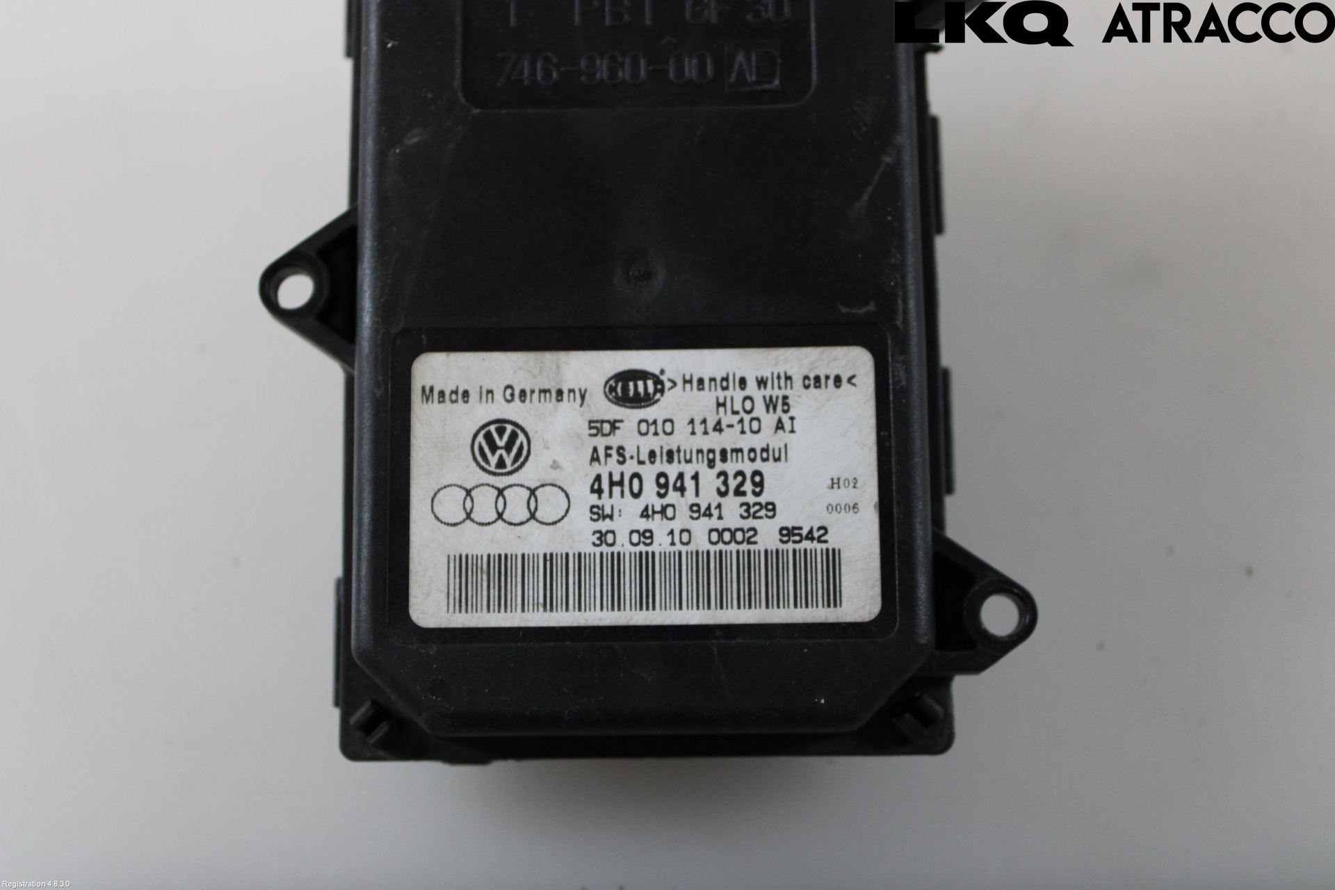 Audi A8/S8 4H 10-17 Styreenhet Xenon