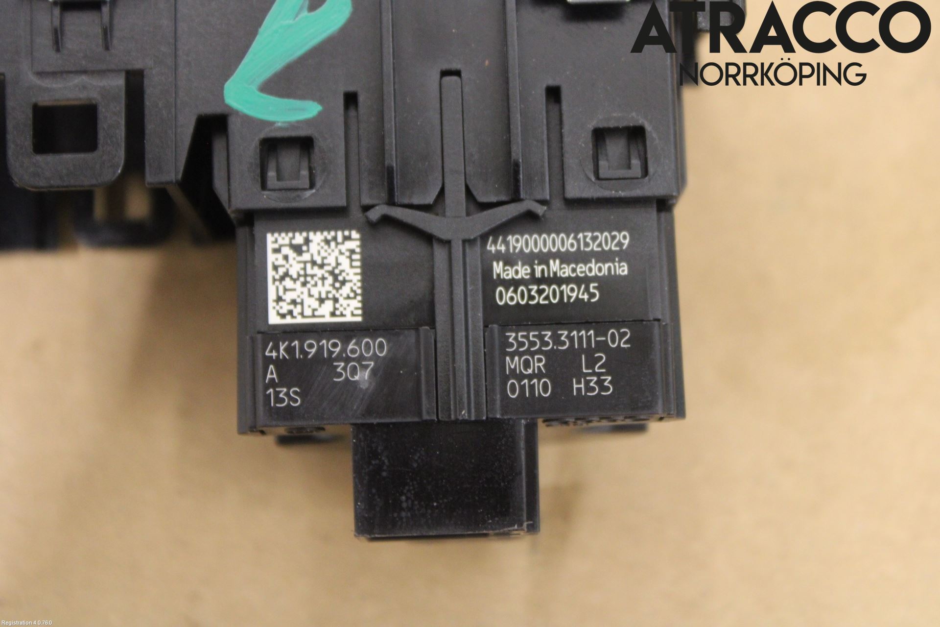 Audi A6 F2/C8 19- Bryter Fader Høytalere